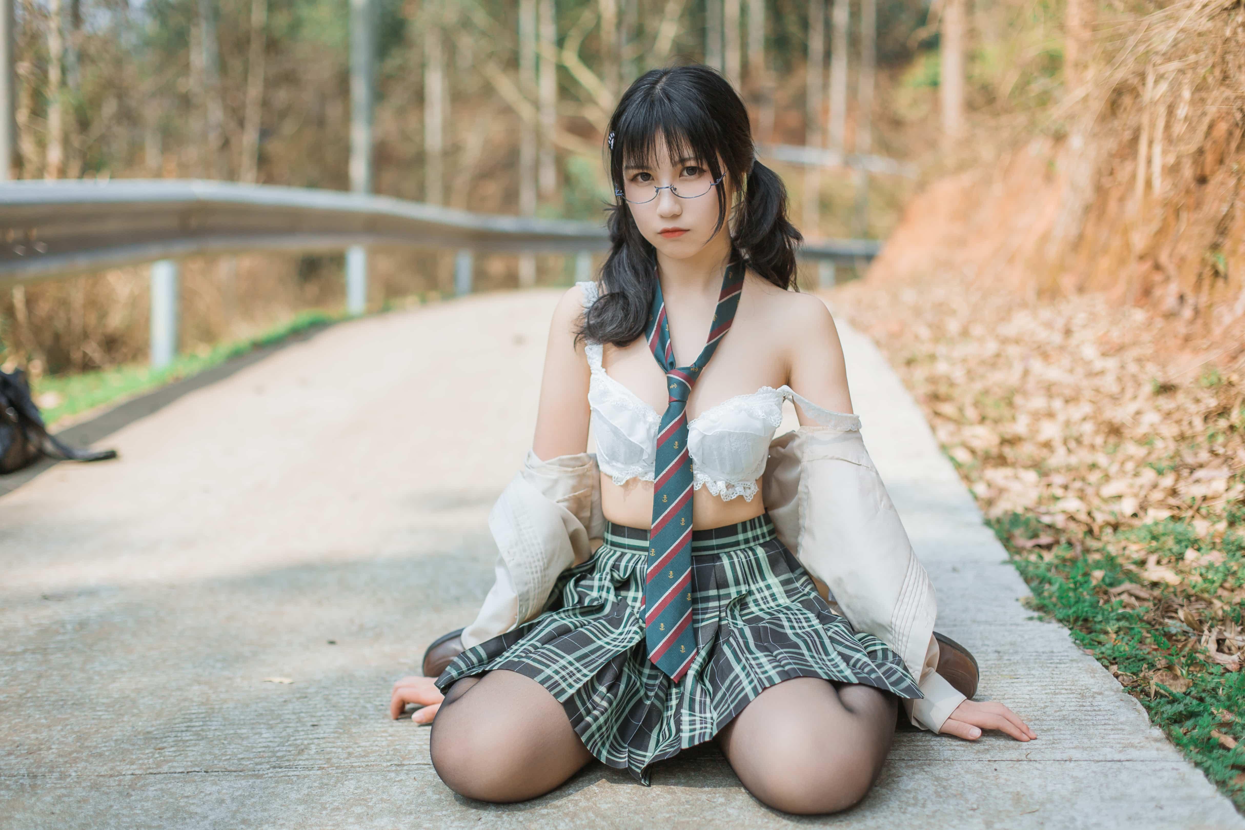 逐月Su 野外露出 - 小路 45P