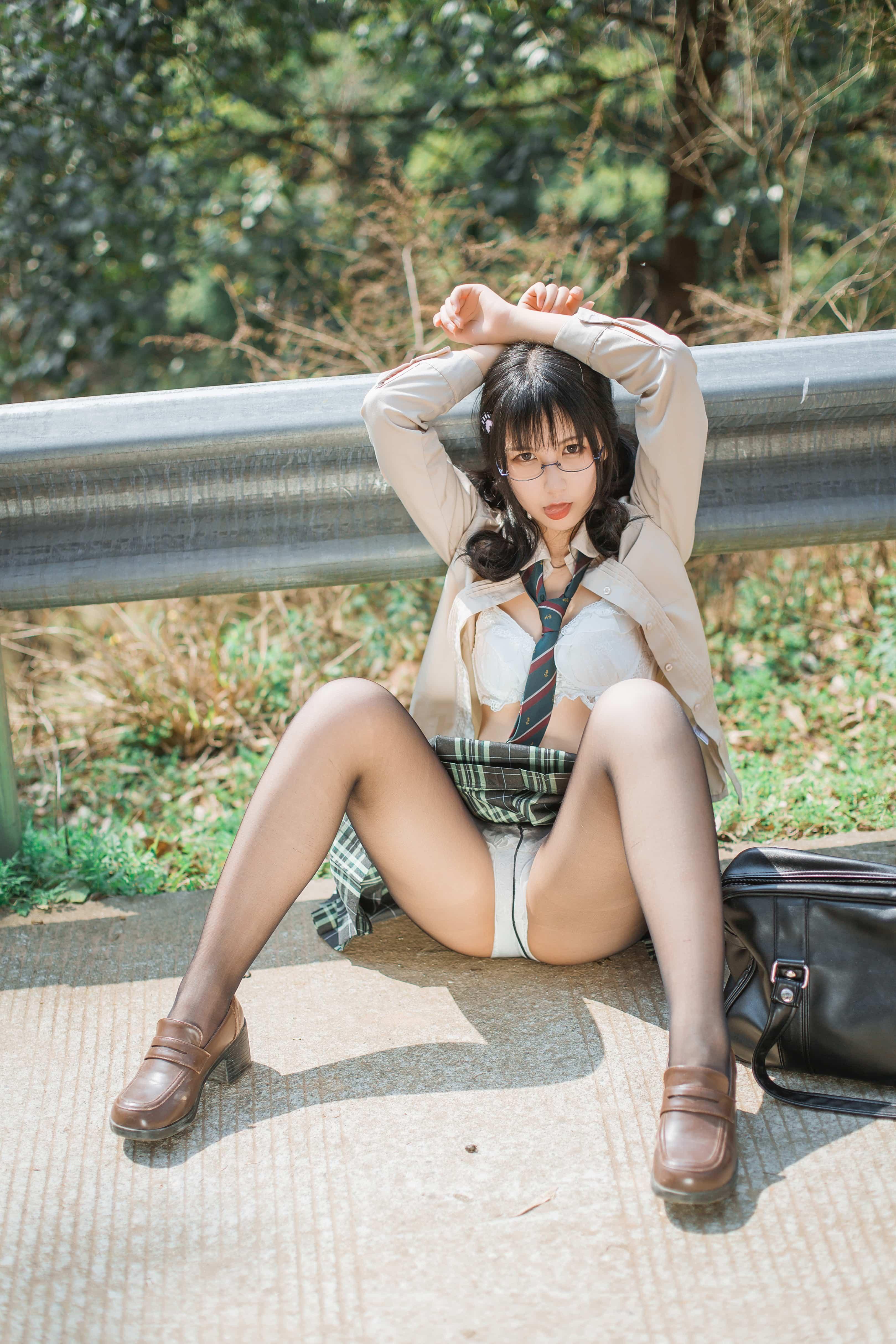 逐月Su 野外露出 - 小路 45P