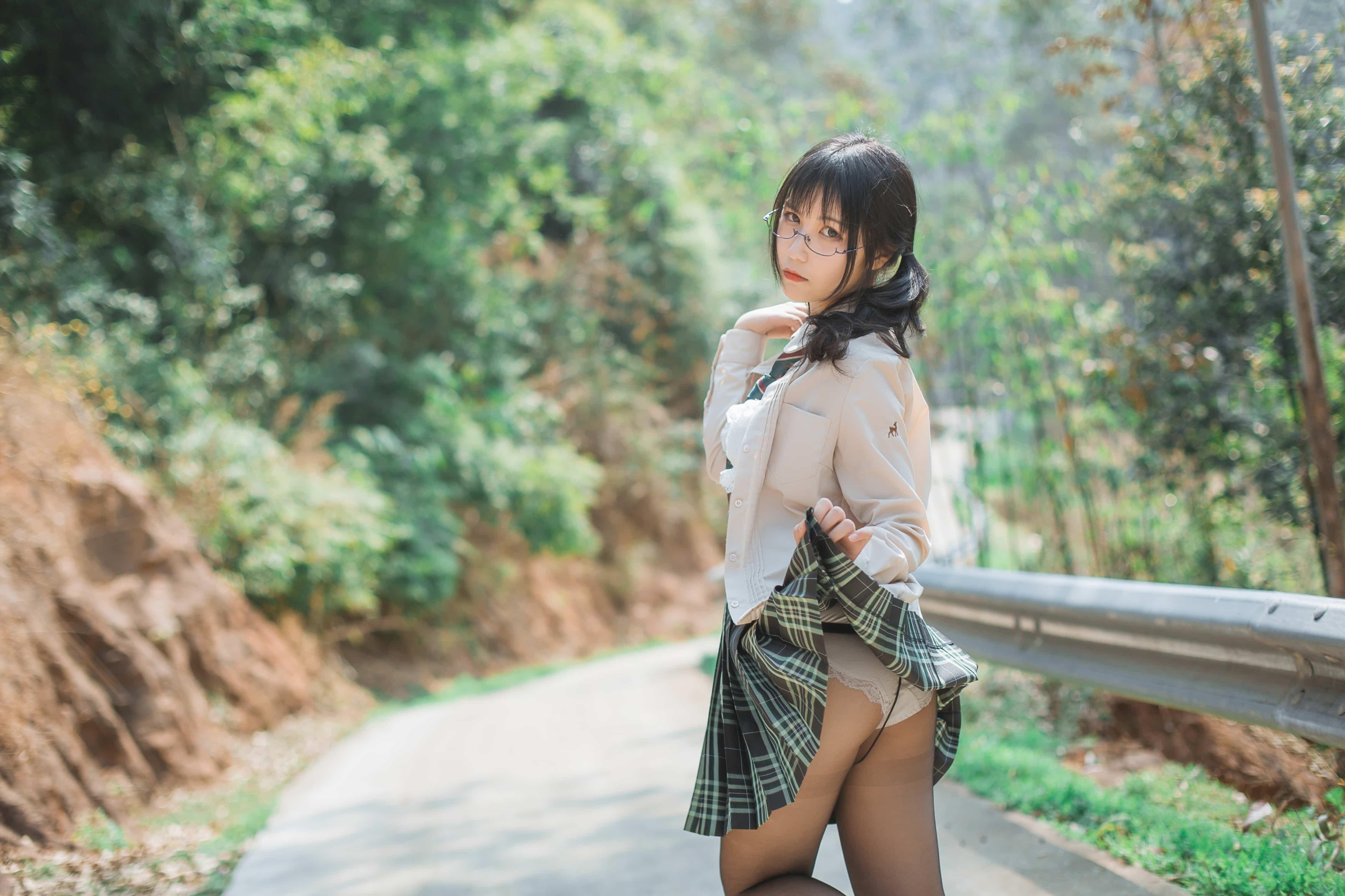 逐月Su 野外露出 - 小路 45P