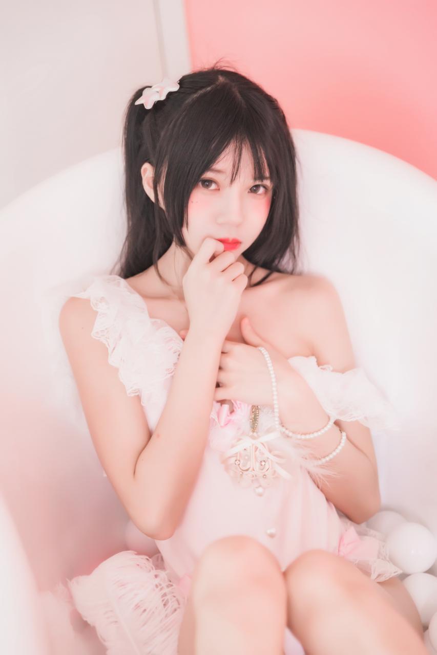櫻桃喵 - 冬眠系列-粉色浴缸 57P