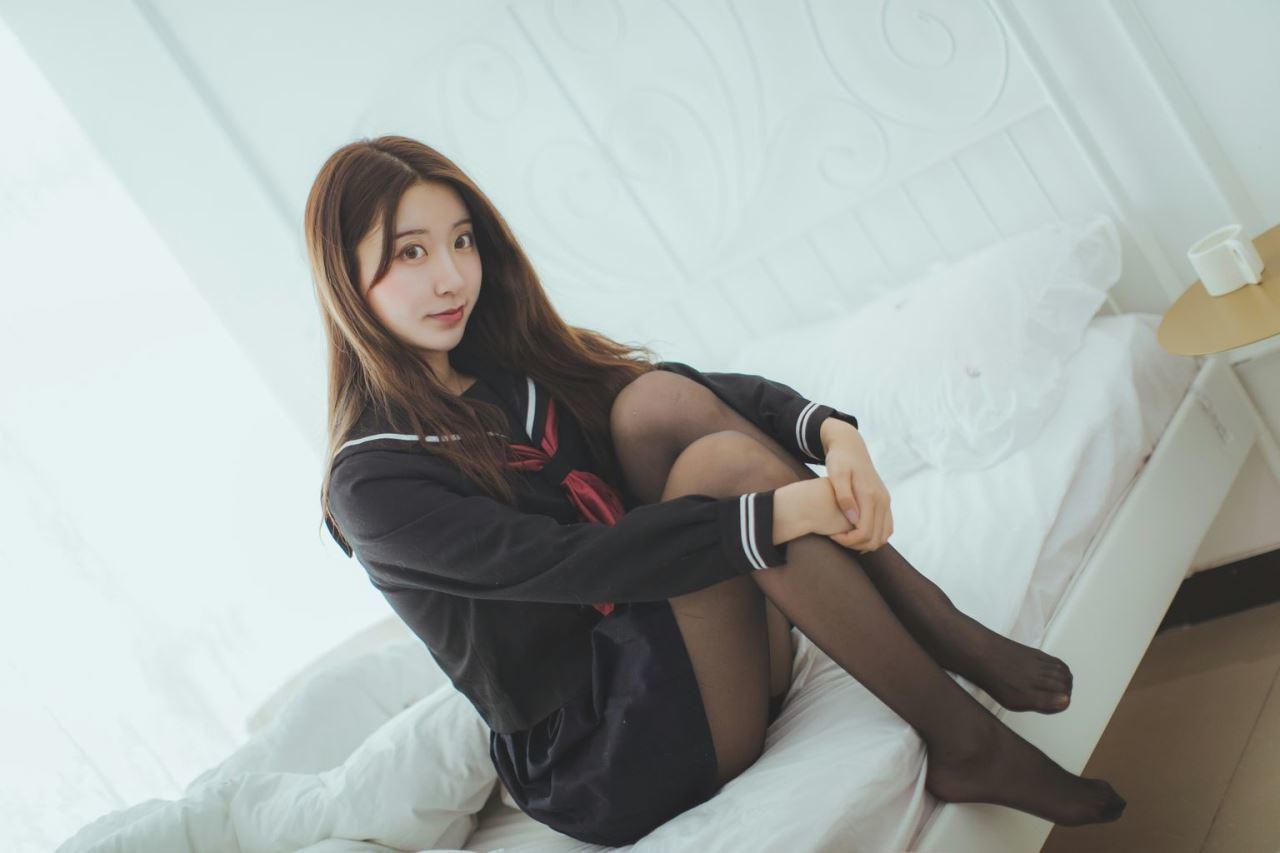 黑川 - 學生 黑色學校制服 52P