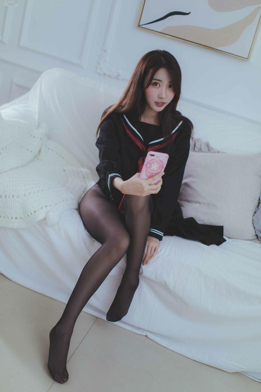 黑川 - 學生 黑色學校制服 52P
