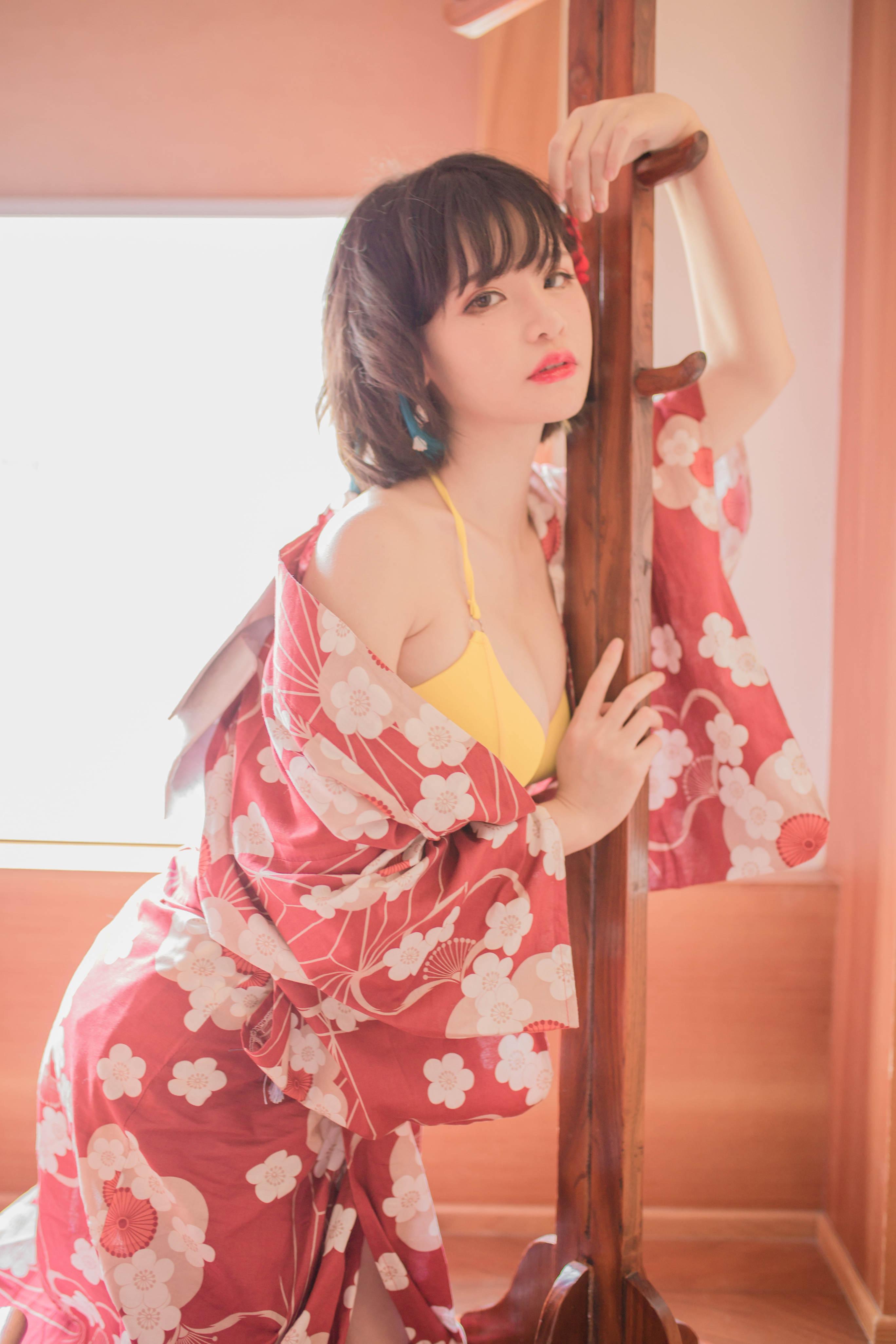 洋子宅夏]和服 53P