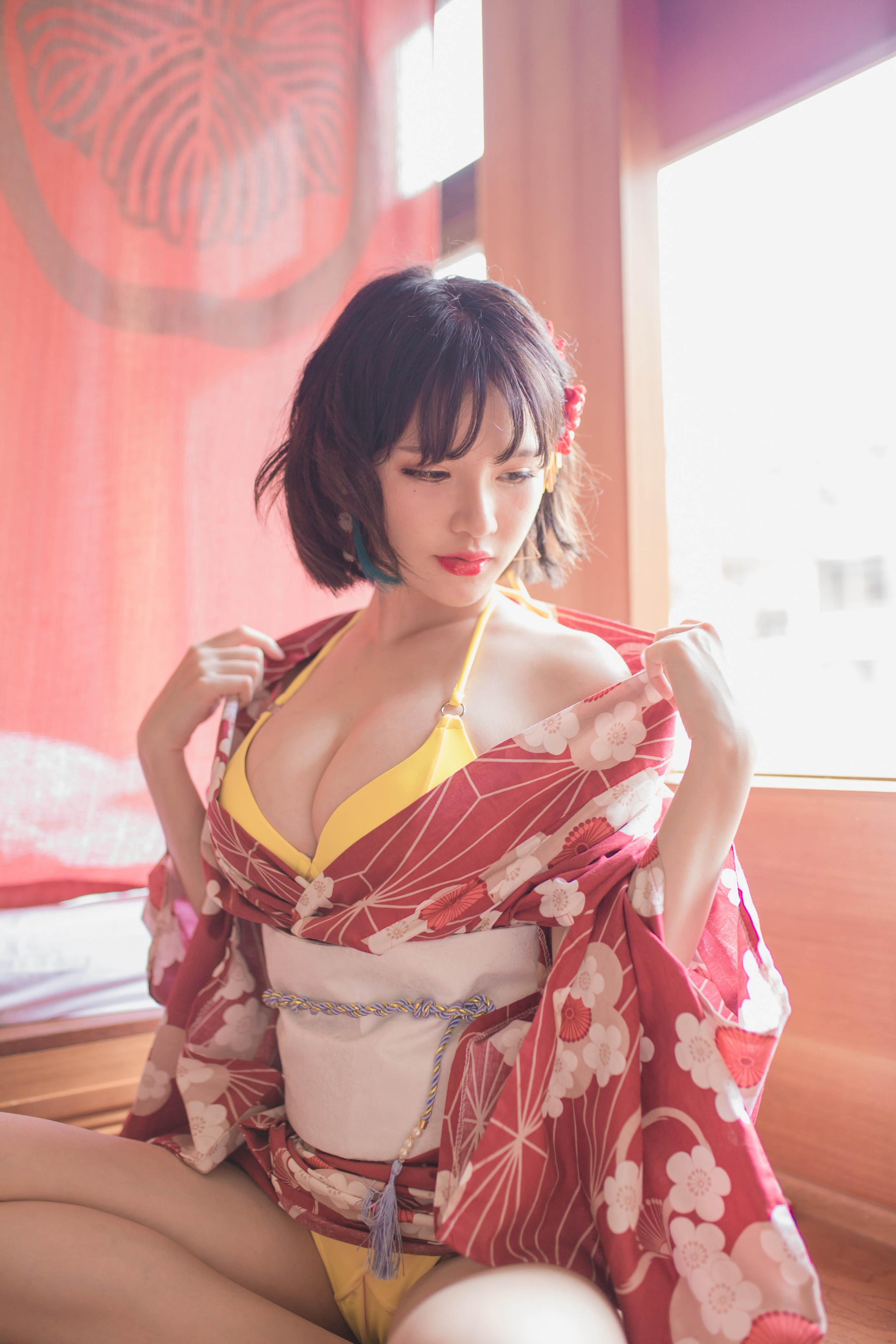 洋子宅夏]和服 53P
