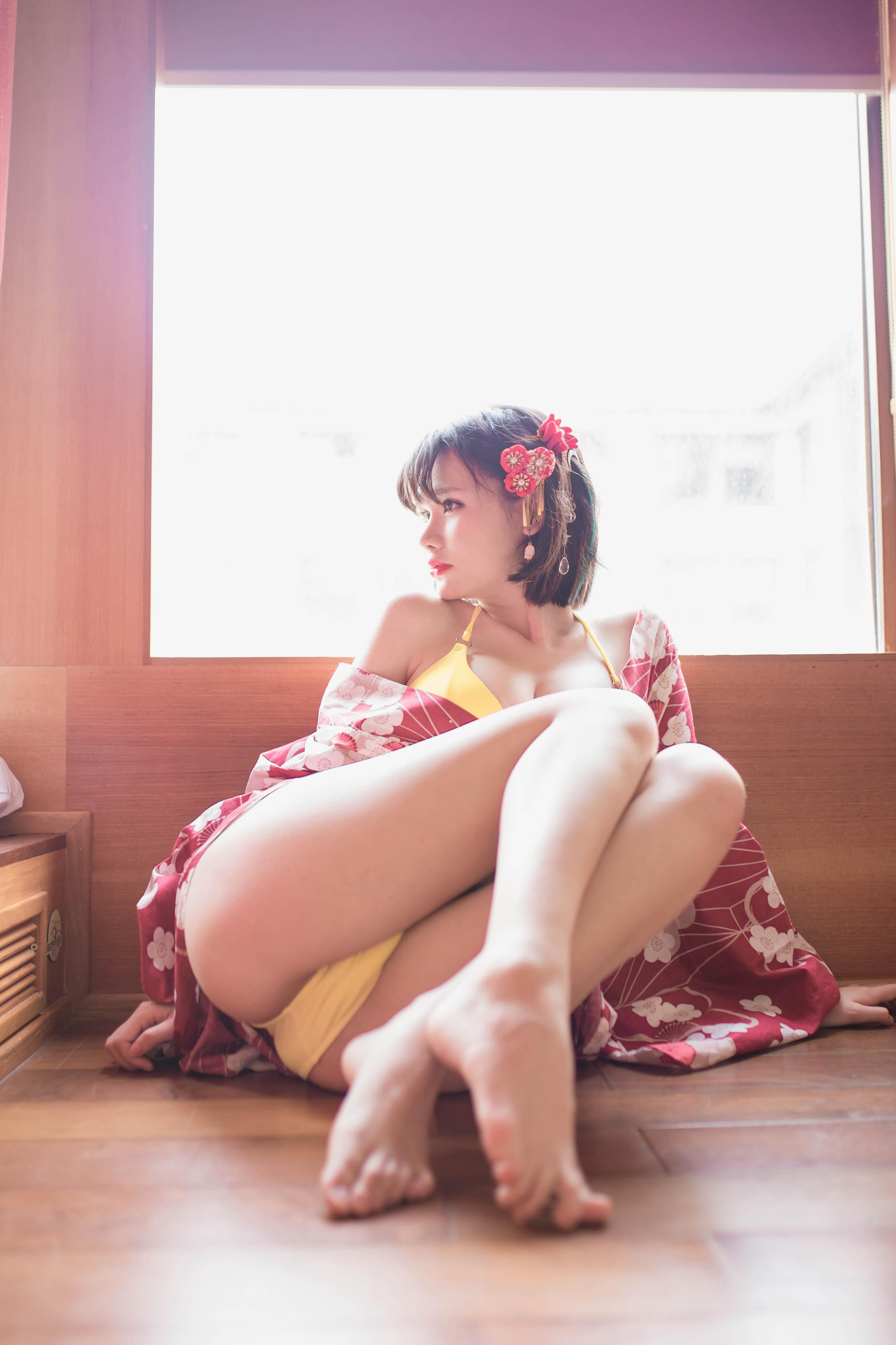 洋子宅夏]和服 53P