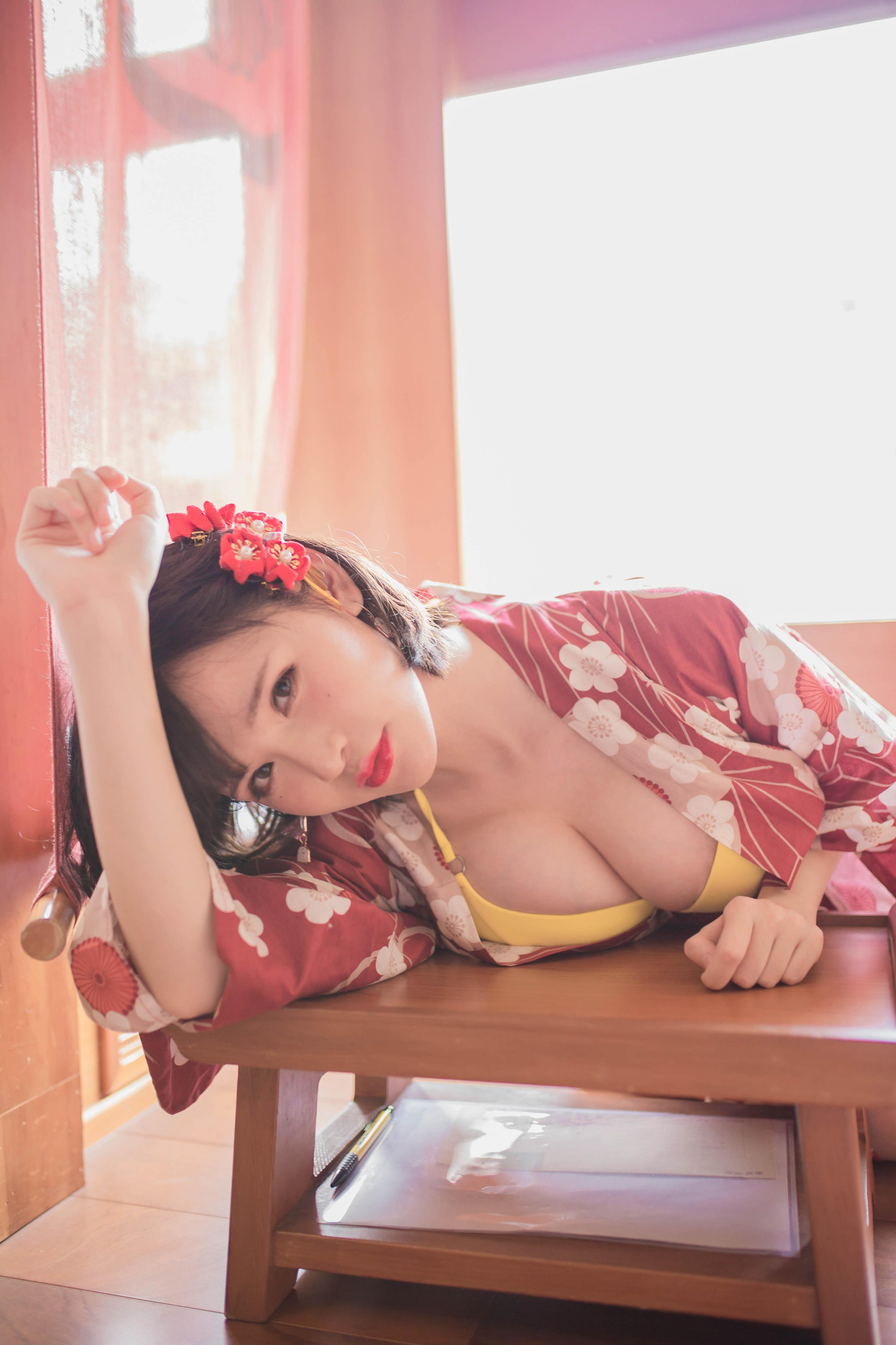 洋子宅夏]和服 53P