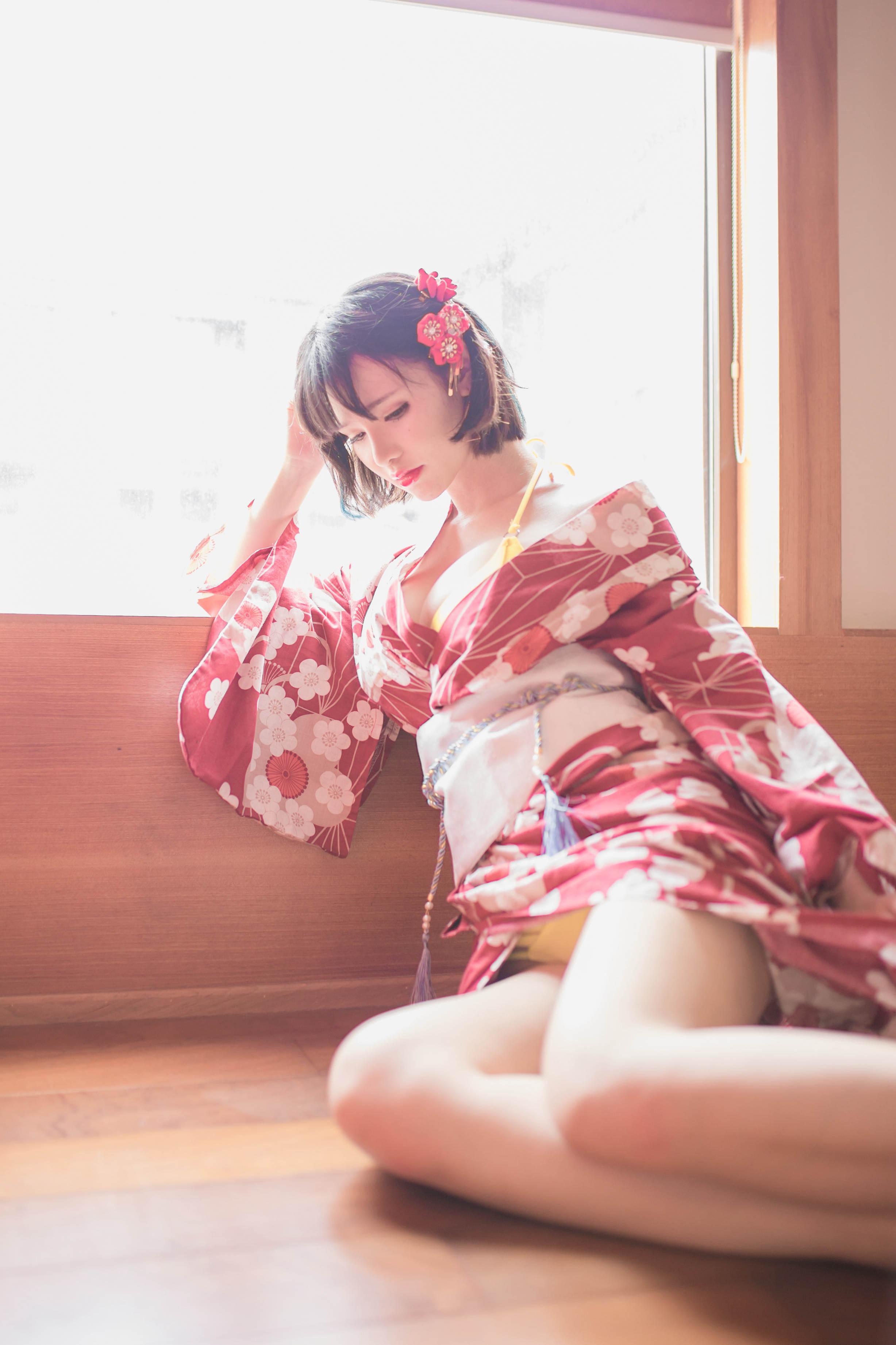 洋子宅夏]和服 53P
