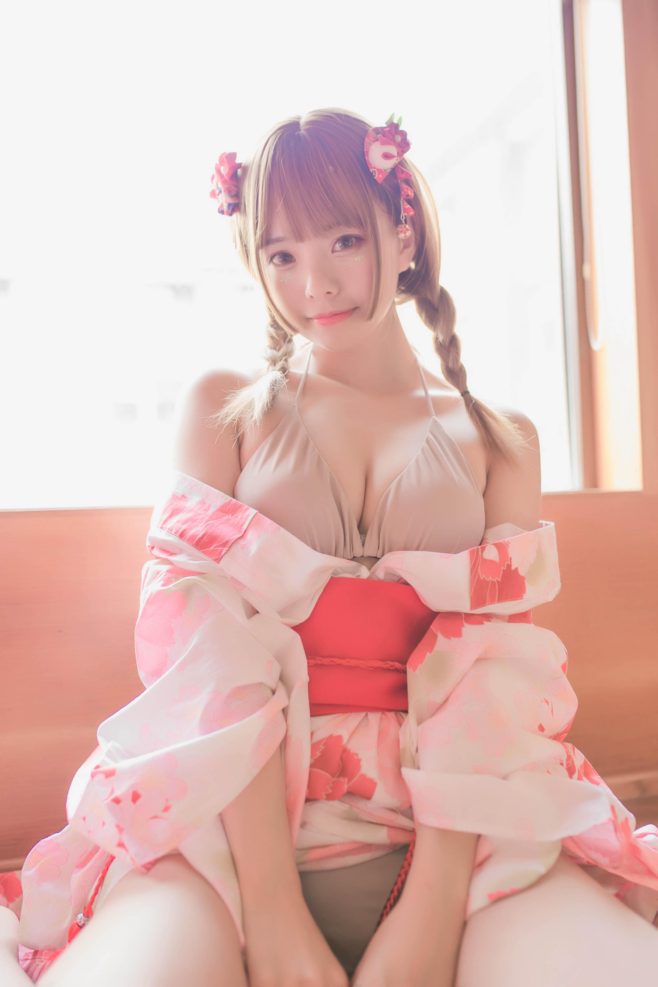洋子宅夏]和服 53P