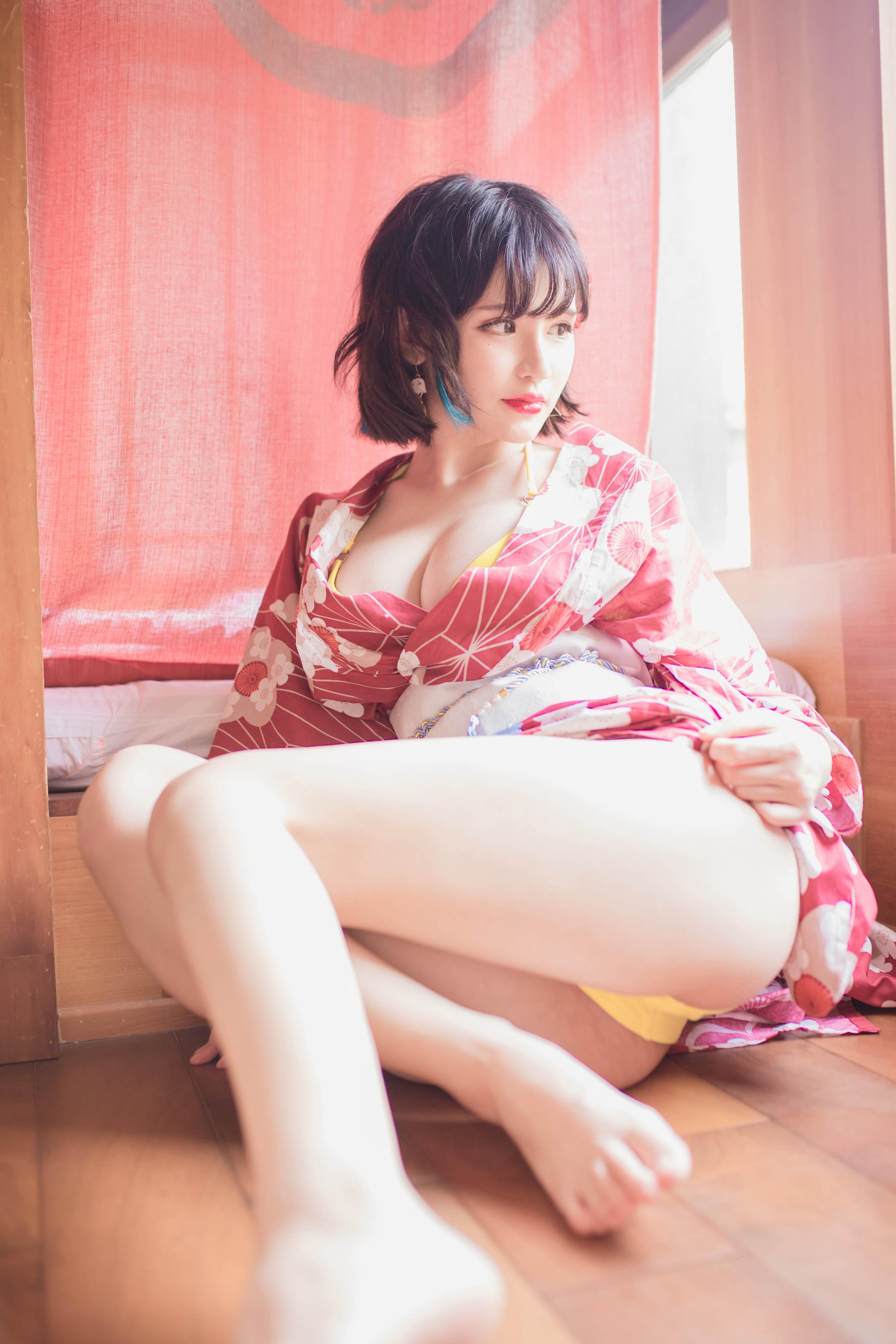洋子宅夏]和服 53P