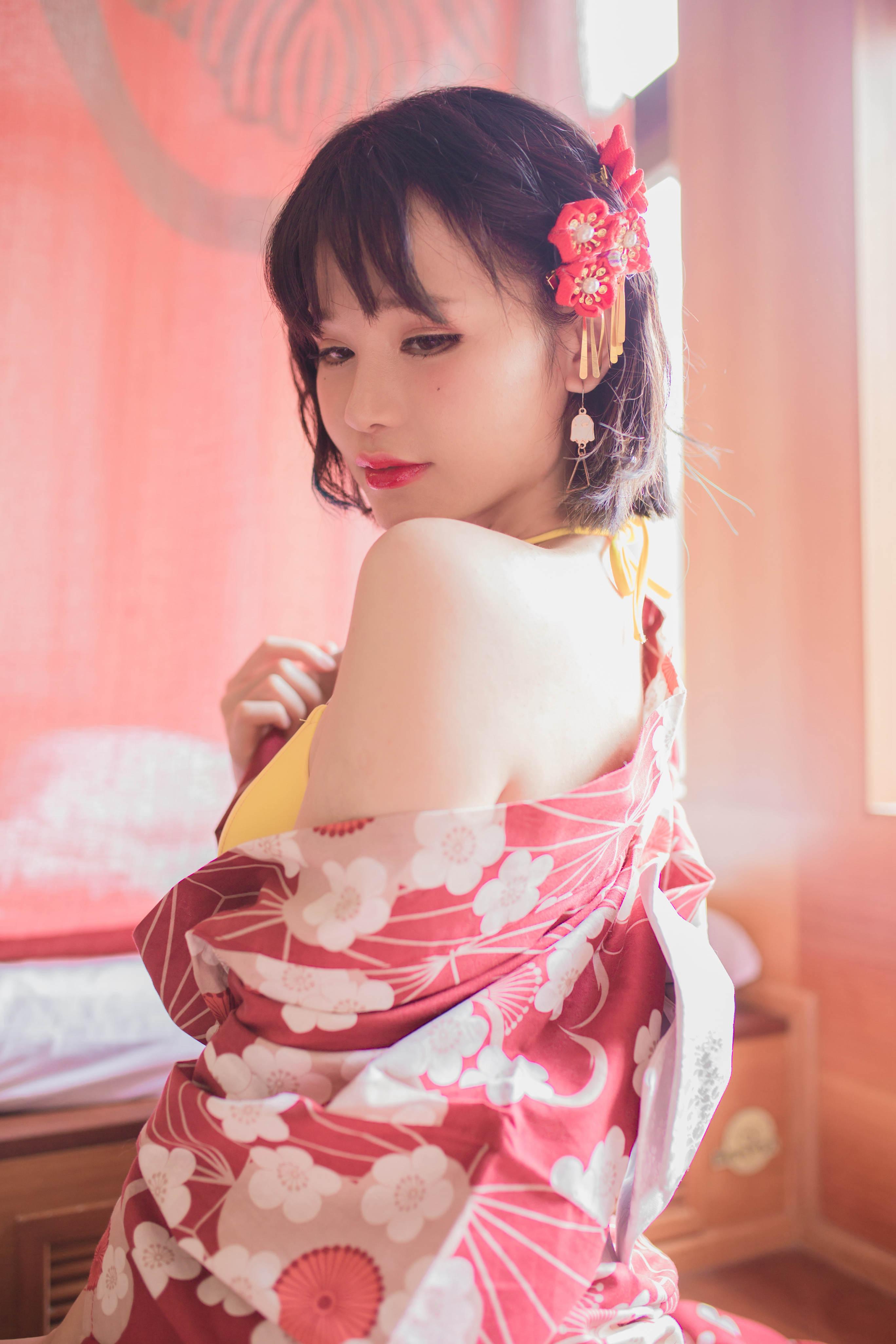 洋子宅夏]和服 53P