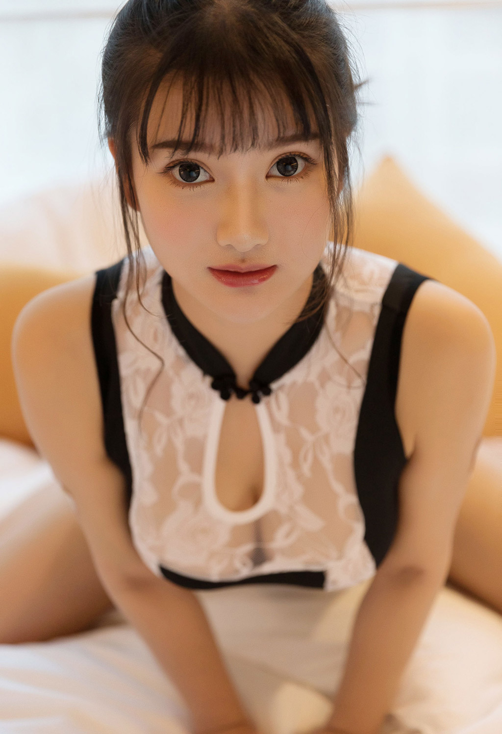 작은 유네 러프 컷 클래식 스타일 섹시 란제리 유혹