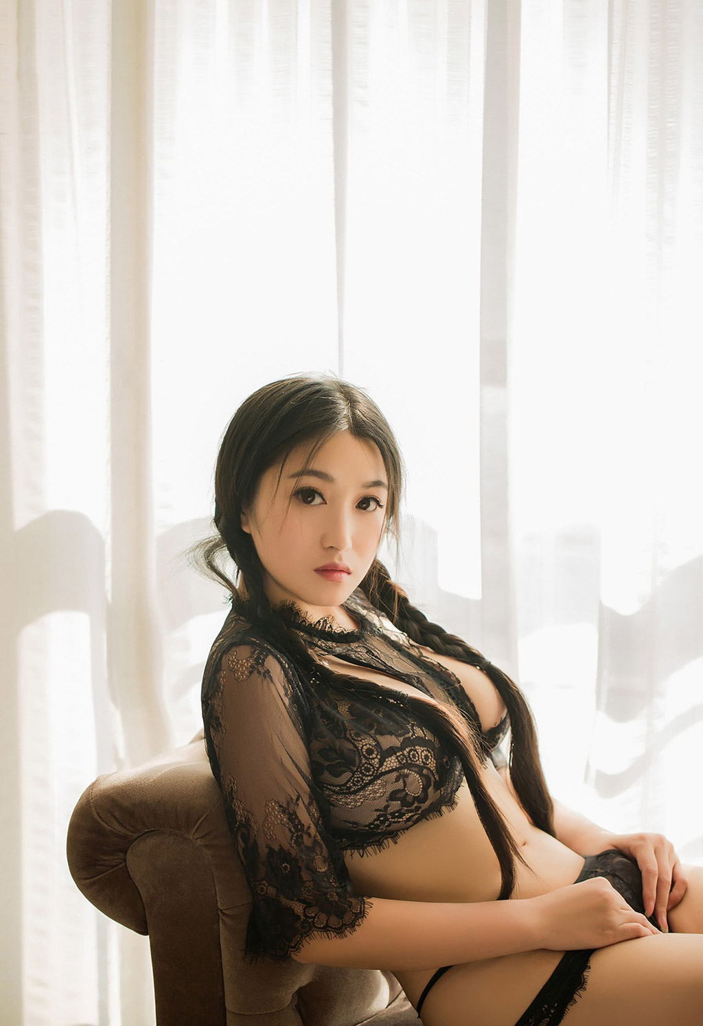 Long Yi cool hollow-out semi-transparent underwear student uniform series