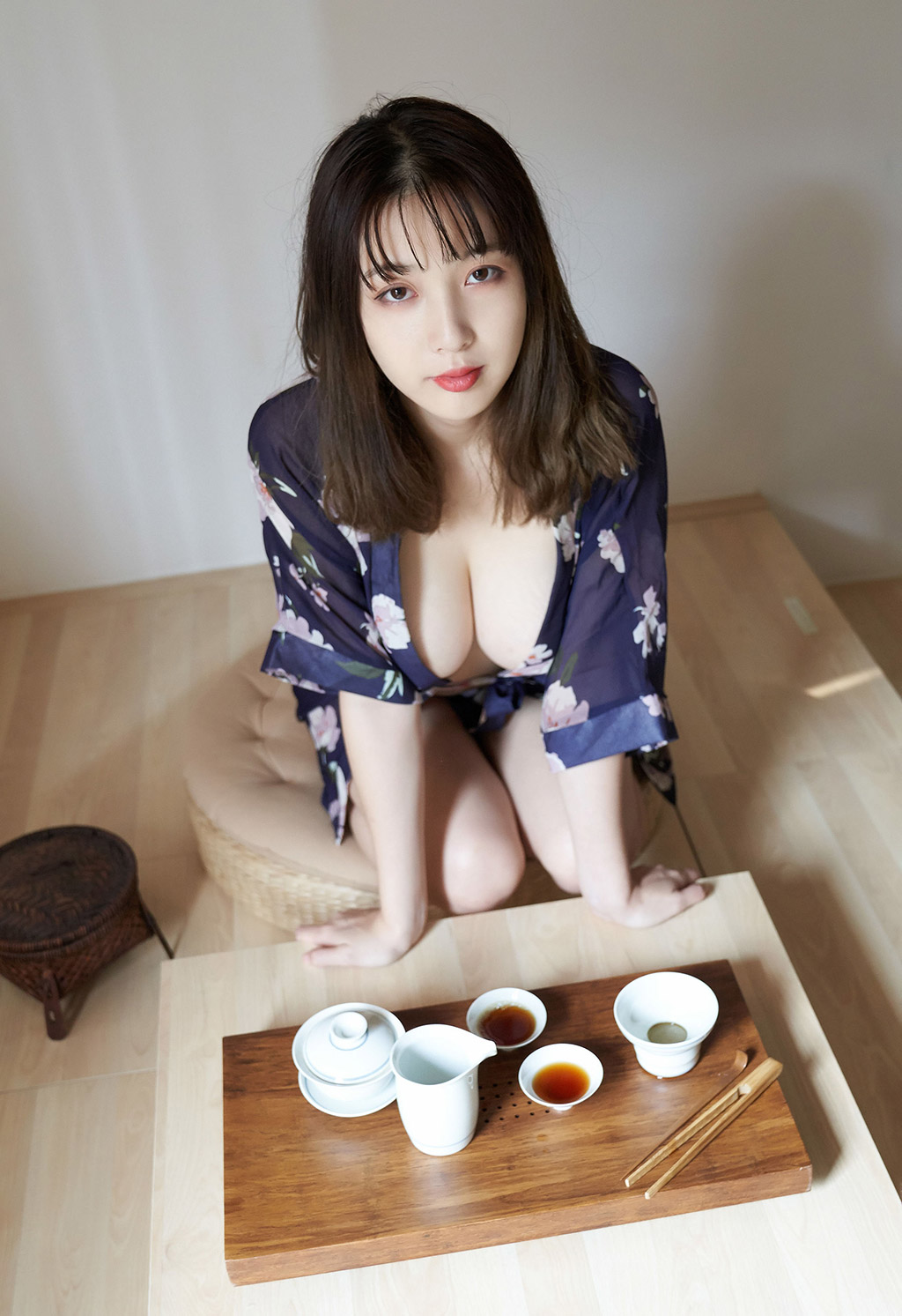 Mỹ Hư Yukata Áo Len Xuyên Thấu Toàn Bộ Phúc Lợi