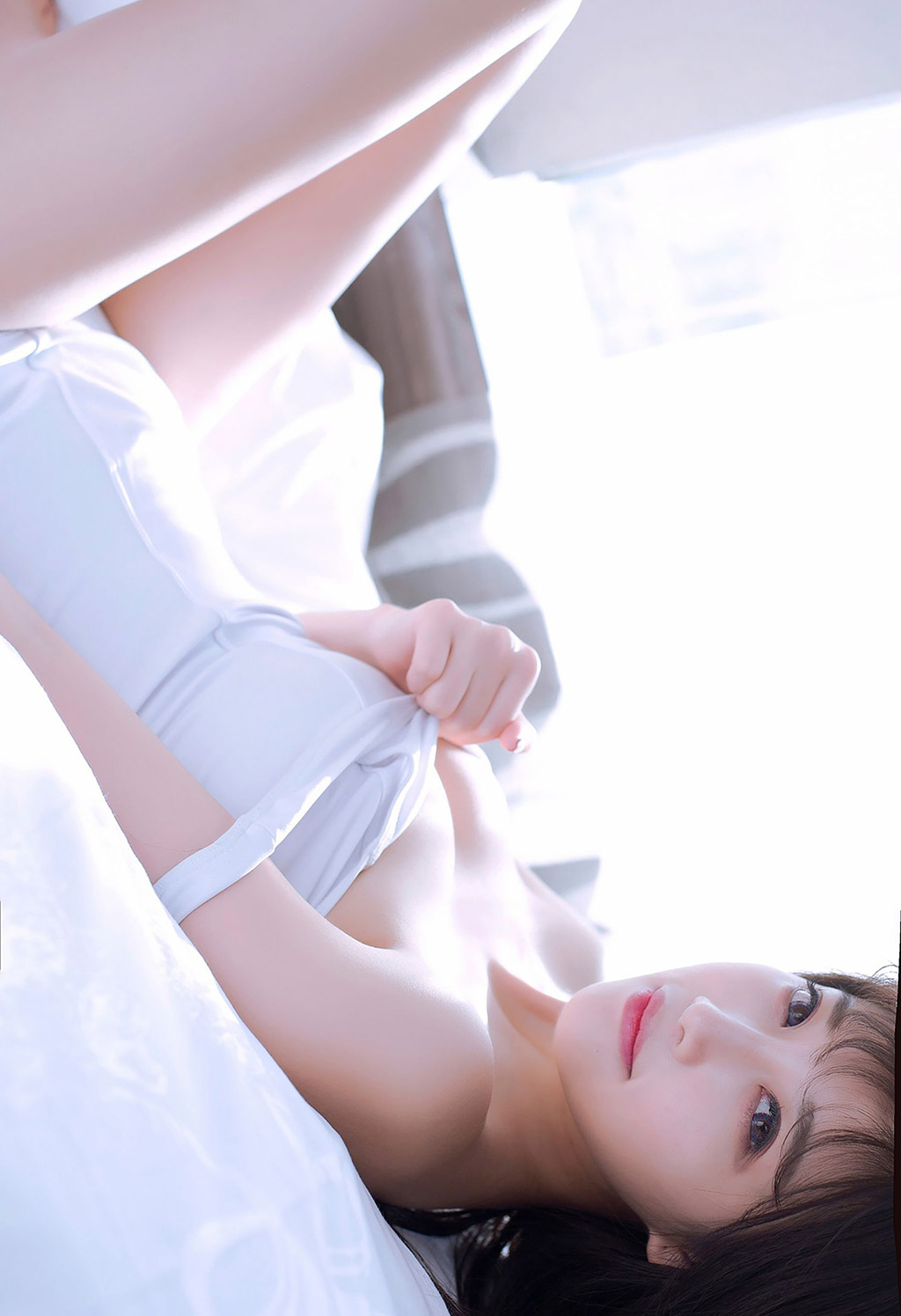 Yang Chenchen sugar sexy soft breasts round and smooth perky buttocks student one-piece gymnastic uniform
