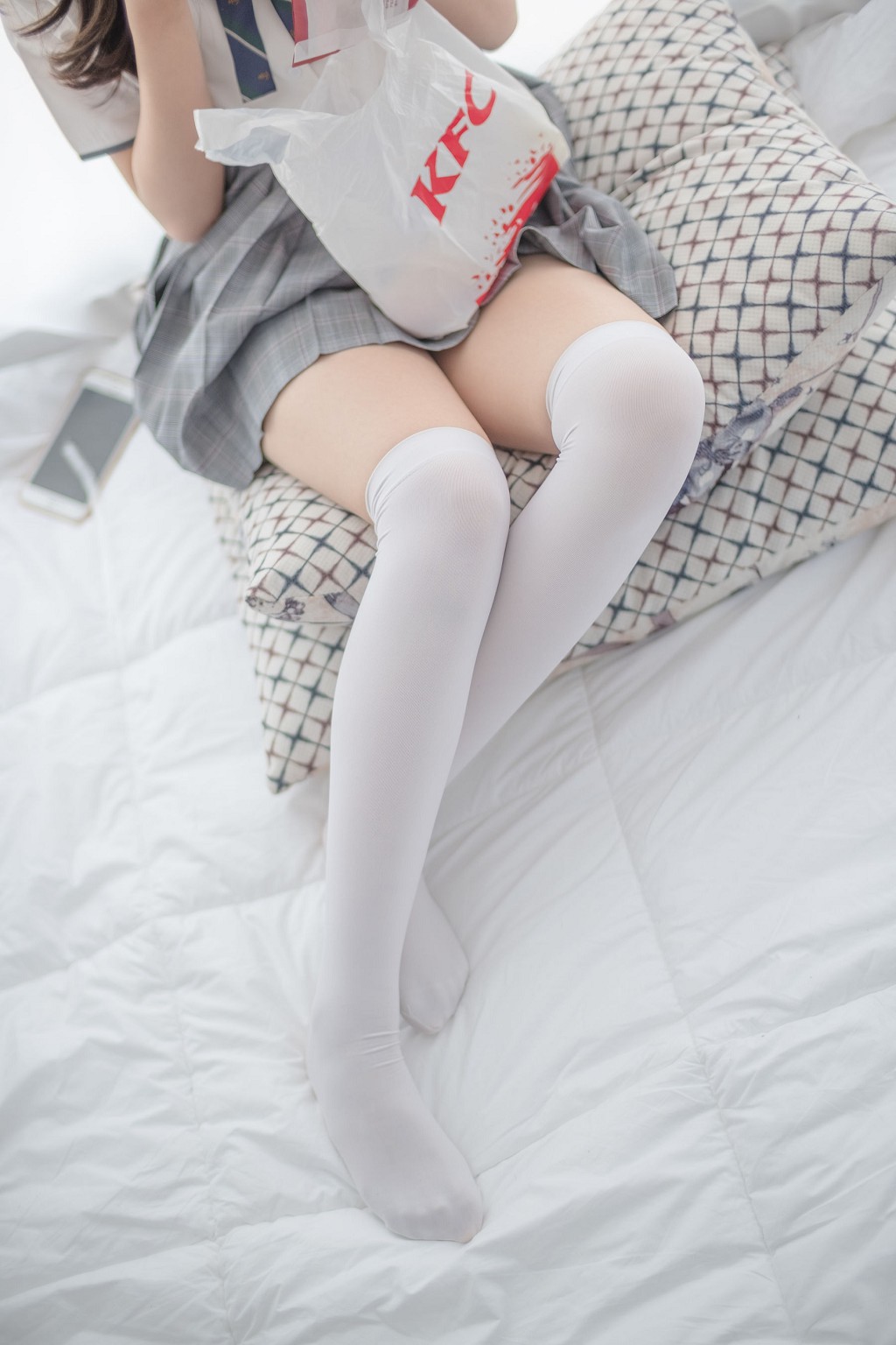 「床上JK白絲」 [森羅財団] R15-009 写真集[84P