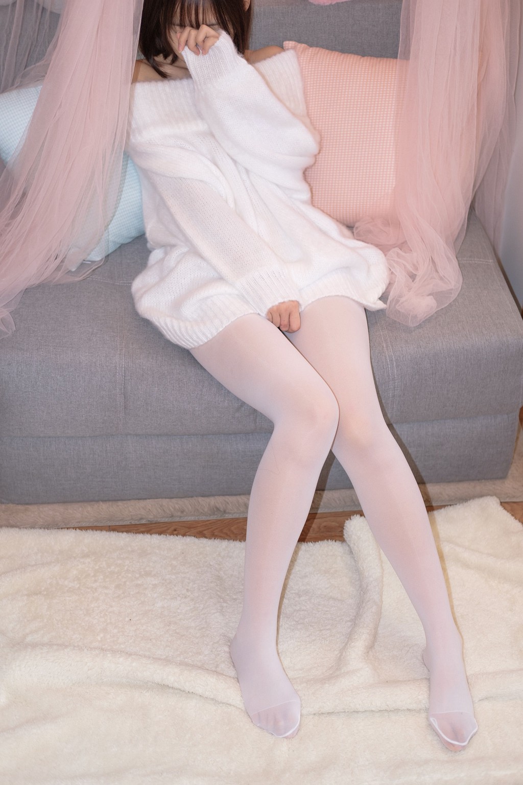 White Silk White Sweater [Sen Luo Consortium] X-012 Photobook [110P