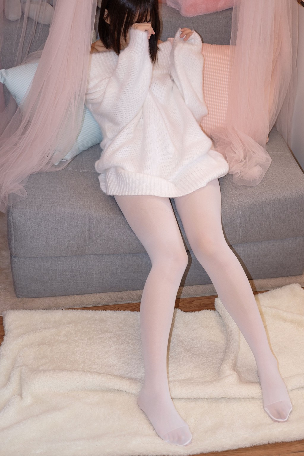 White Silk White Sweater [Sen Luo Consortium] X-012 Photobook [110P