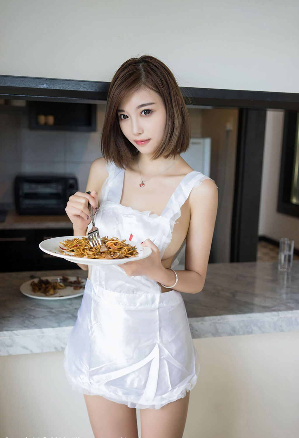 Yang Chenchen Sugar's Uneasy Maid Uniform