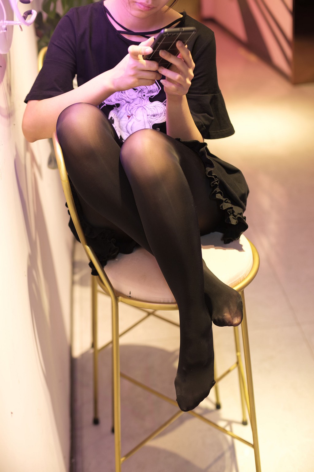黒ストッキングの挑逗 [センルオ財団] [BETA-019] 写真集[59P