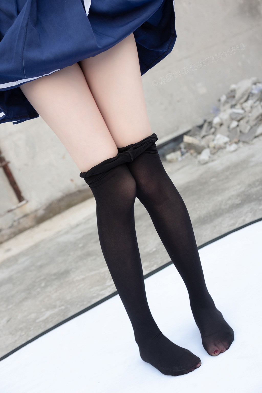 《천태 블랙 실크 세일러복》 [센로 재단] X-043 사진집[110P