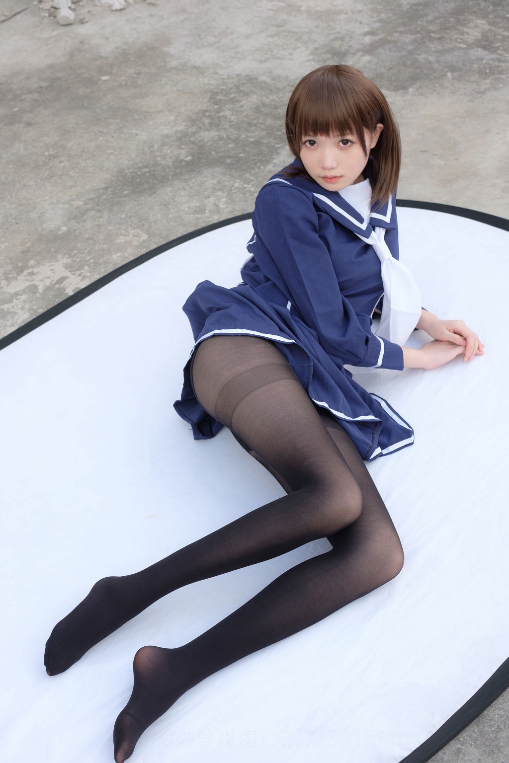 《天台黒絲水手服》 [森羅財団] X-043 写真集[110P