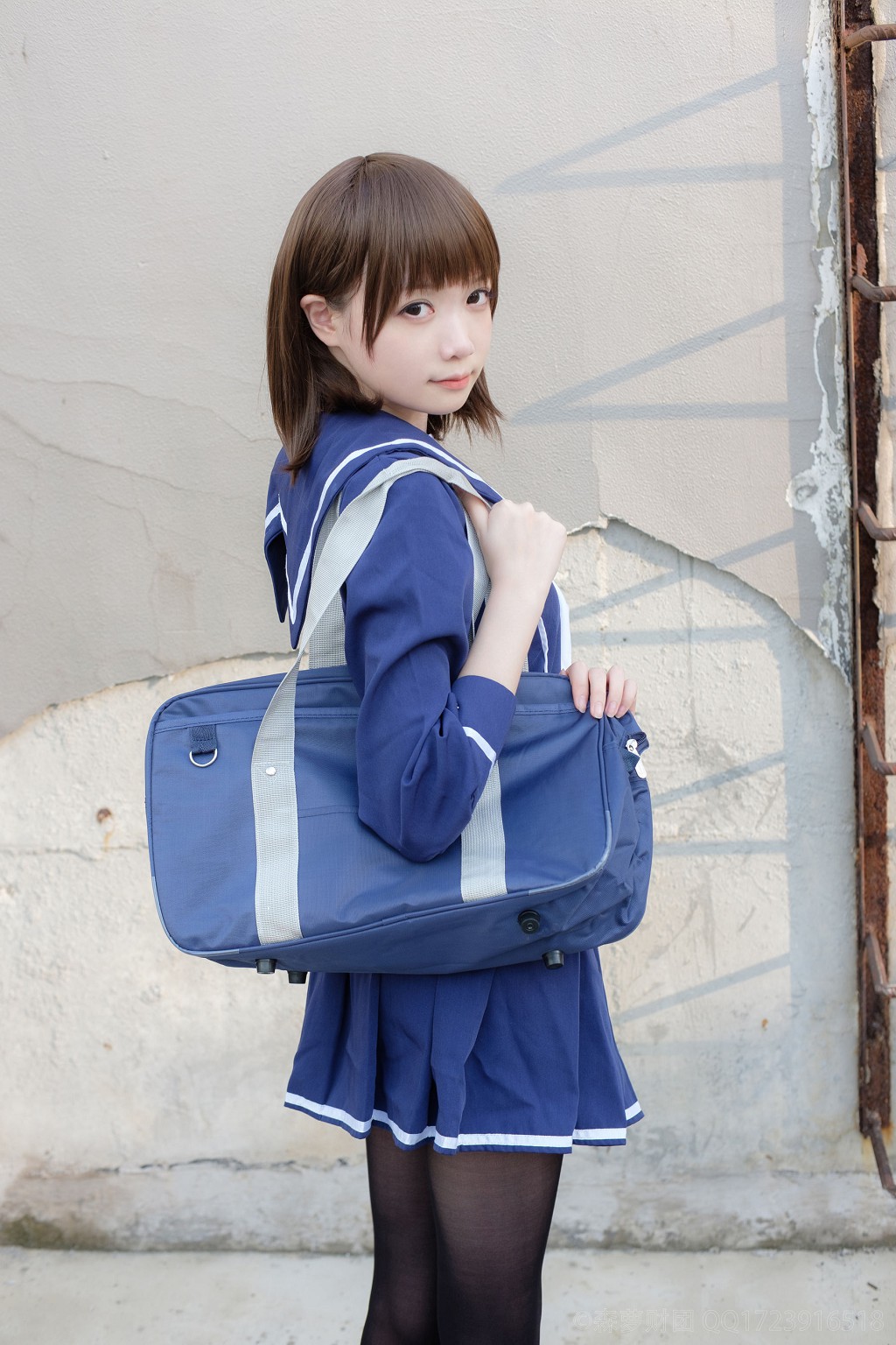 《天台黒絲水手服》 [森羅財団] X-043 写真集[110P