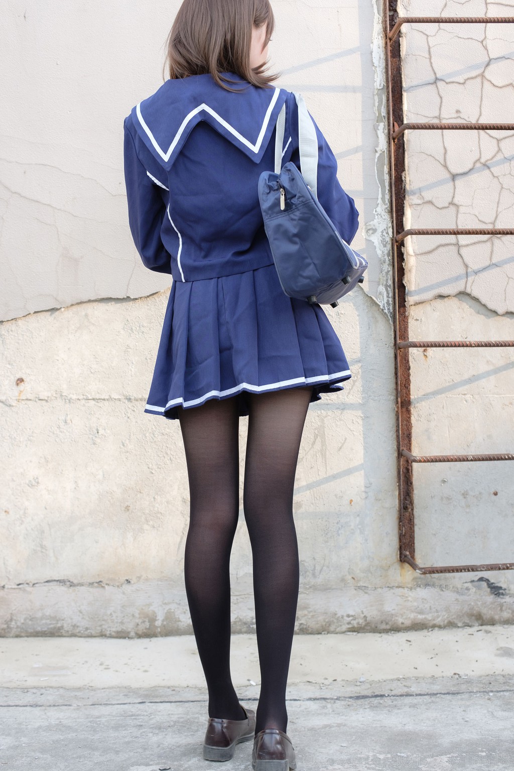 《天台黒絲水手服》 [森羅財団] X-043 写真集[110P