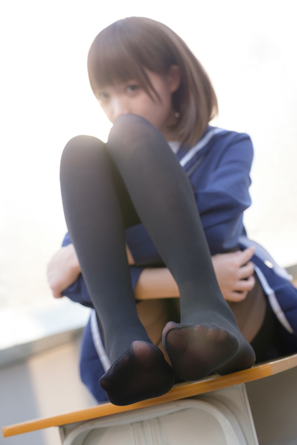 《天台黒絲水手服》 [森羅財団] X-043 写真集[110P