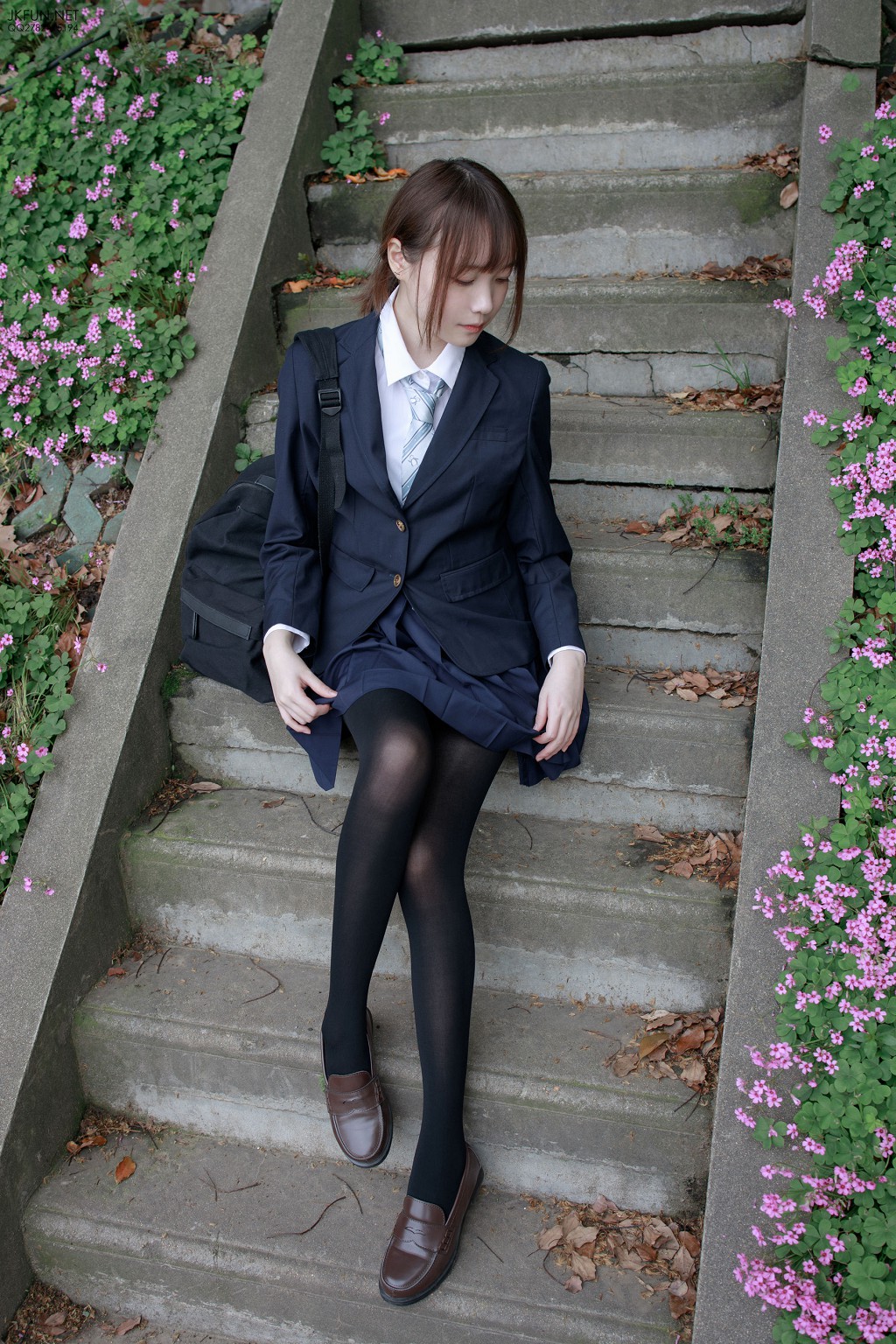 Aika s "Japanese Black Silk" [Senluo Foundation] JKFUN-006 Photo Collection [140P]