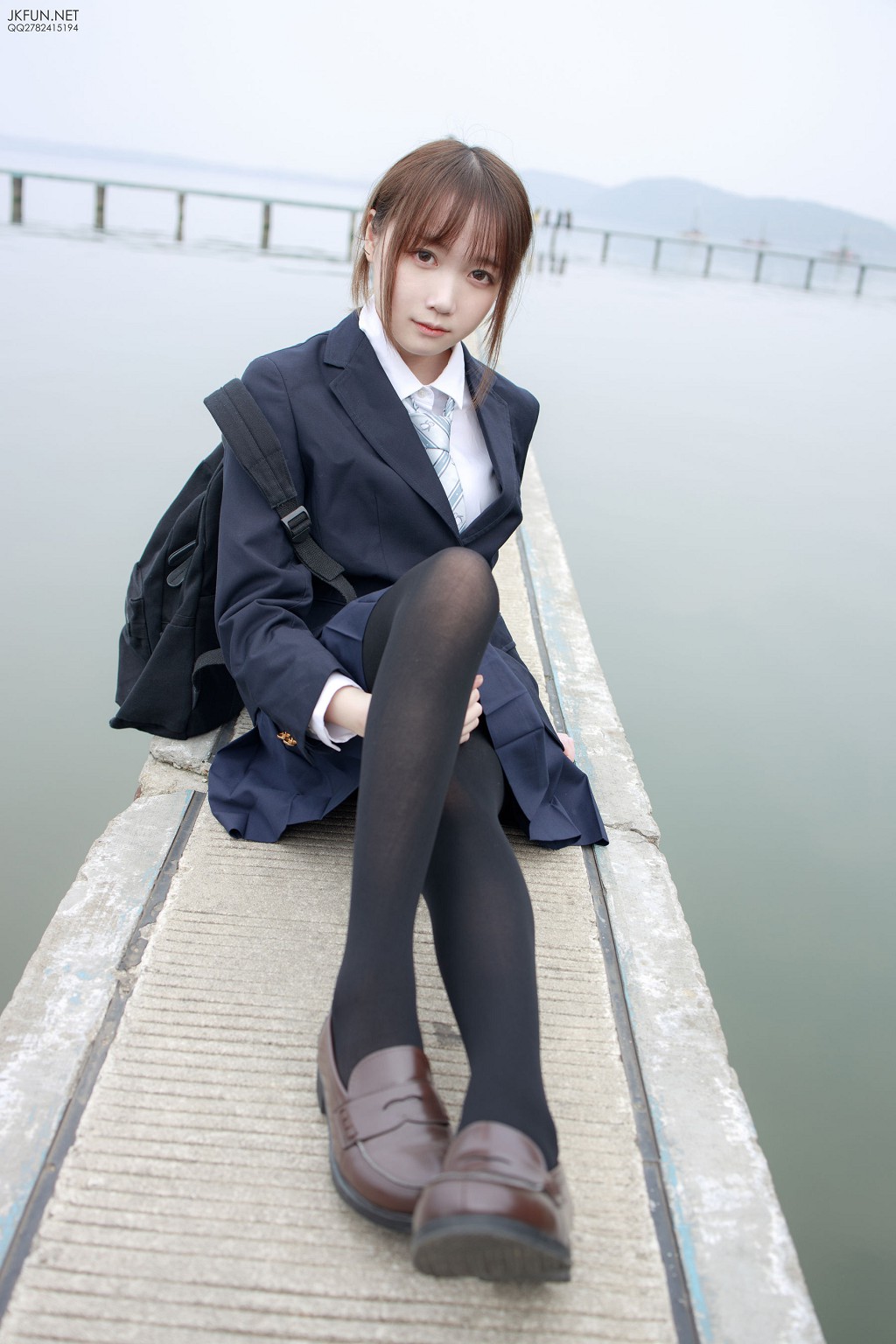 Aika s "Japanese Black Silk" [Senluo Foundation] JKFUN-006 Photo Collection [140P]
