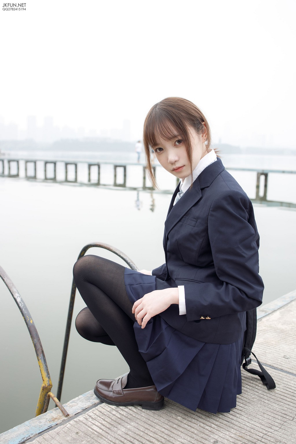 Aika s "Japanese Black Silk" [Senluo Foundation] JKFUN-006 Photo Collection [140P]
