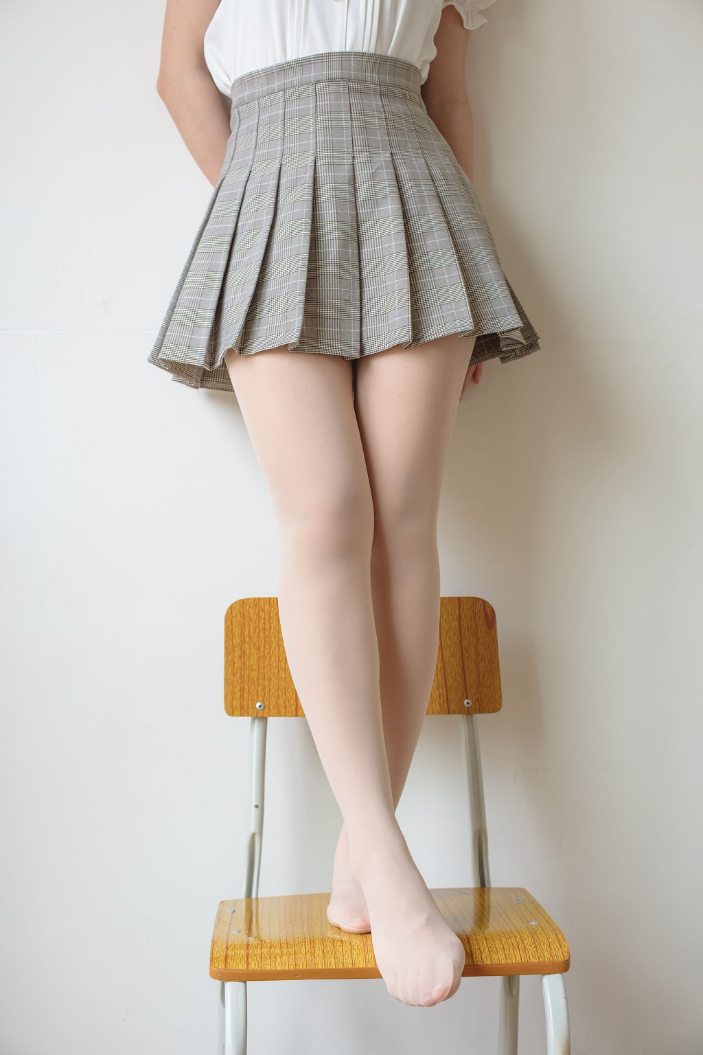 《Tất Cotton Dày Màu Trắng》 [Sen Lô Tập đoàn] X-033 Sổ ảnh [102 trang