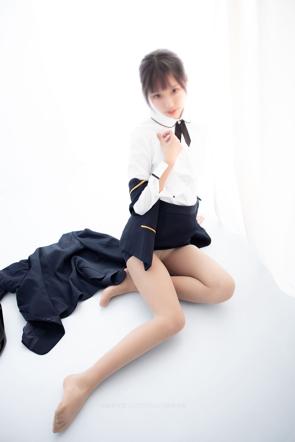 20D肉絲空姐制服 [森蘿財團] [X-050] 寫真集[146P