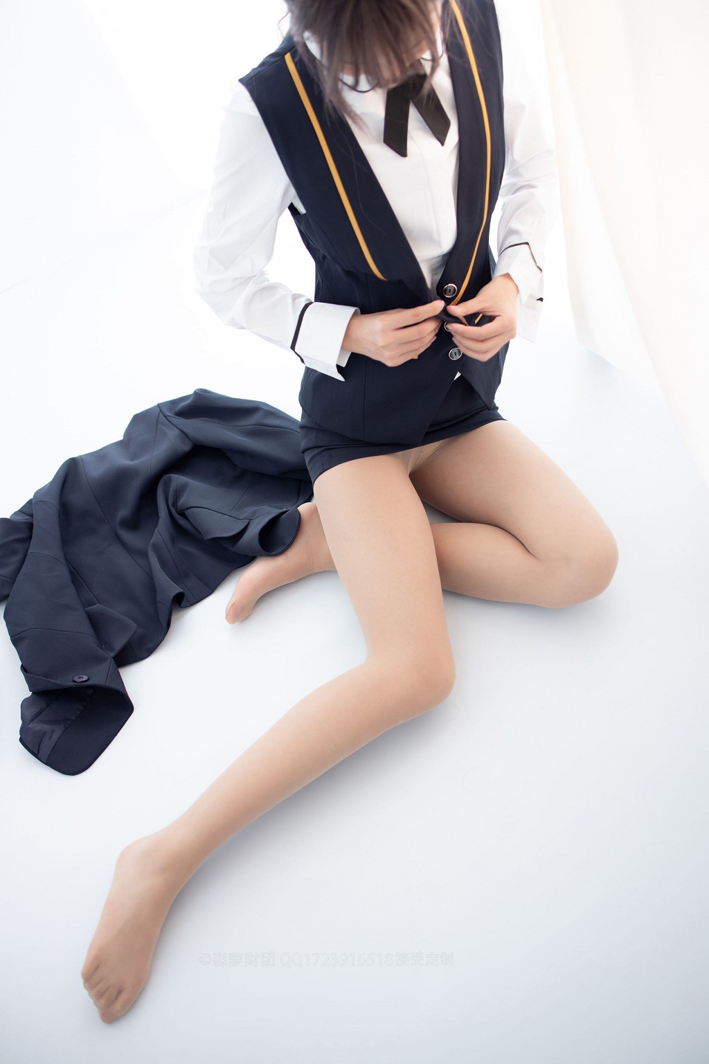 20D肉絲空姐制服 [森蘿財團] [X-050] 寫真集[146P