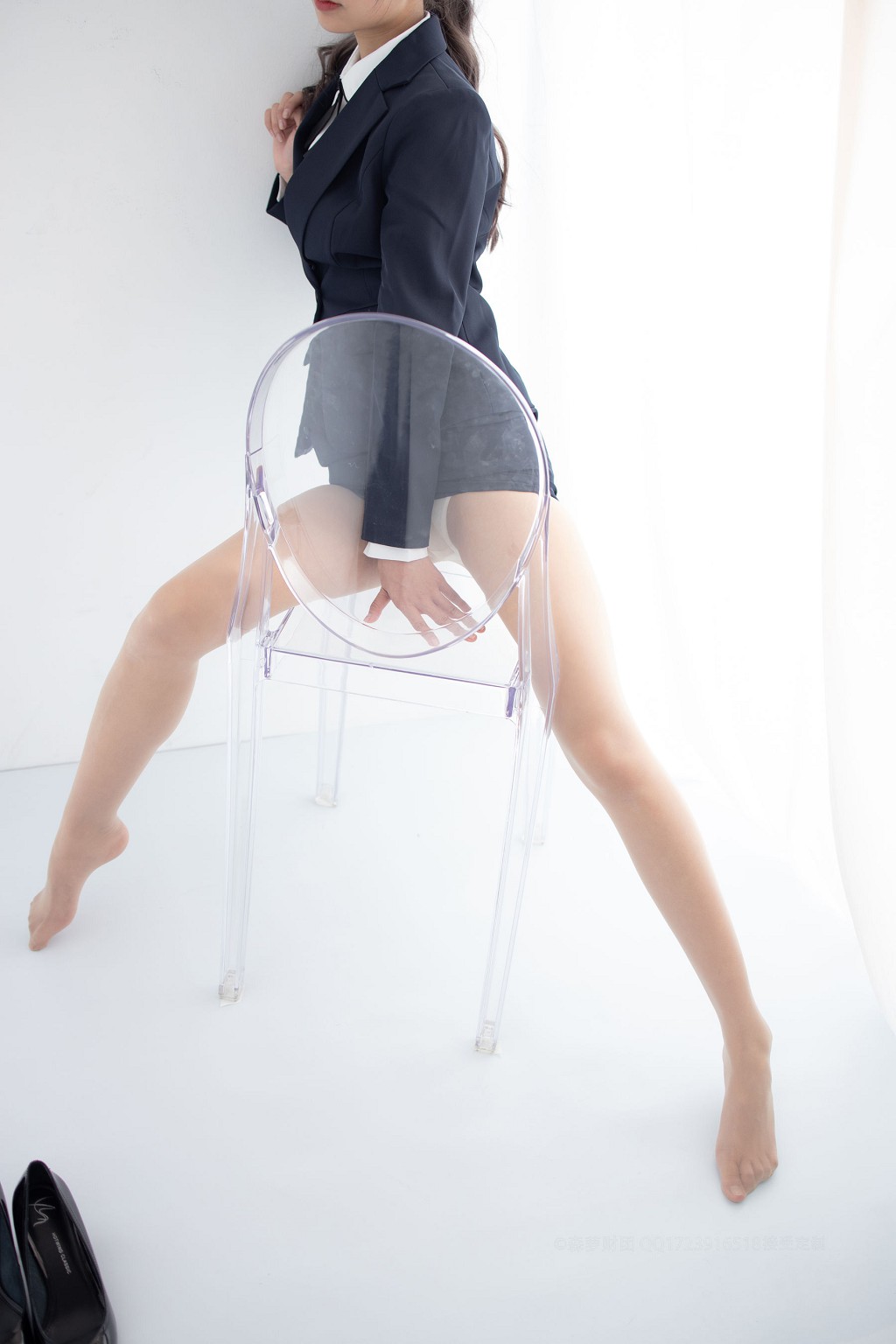 20D 肉色ストッキングのスチュワーデス制服 [センロウ財団] [X-050] 写真集[146P