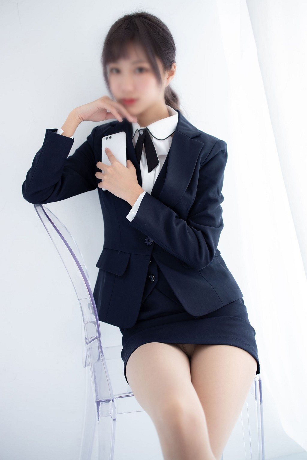 20D Stockings Flight Attendant Uniform [Senluo Consortium] [X-050] Photo Book [146P
