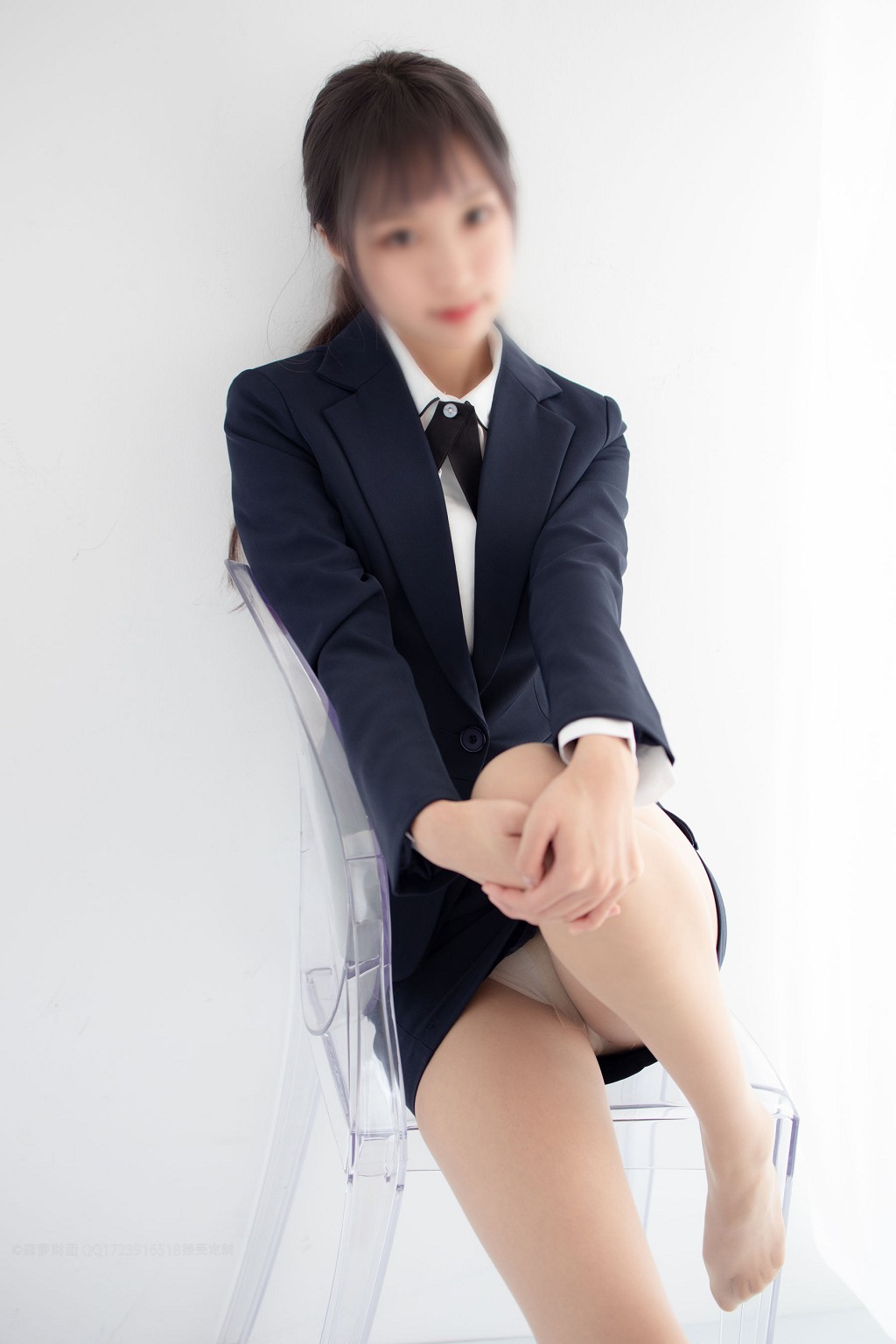 20D Stockings Flight Attendant Uniform [Senluo Consortium] [X-050] Photo Book [146P