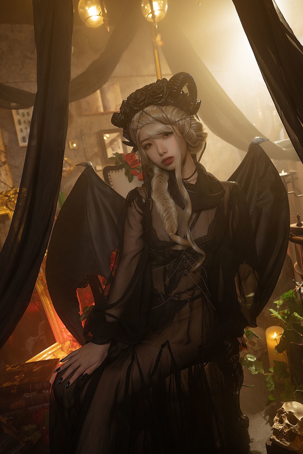 Vân Mỹ 《Mị Ma Gothic Devil》 [COSPLAY Phúc Lợi] Tập ảnh [16P