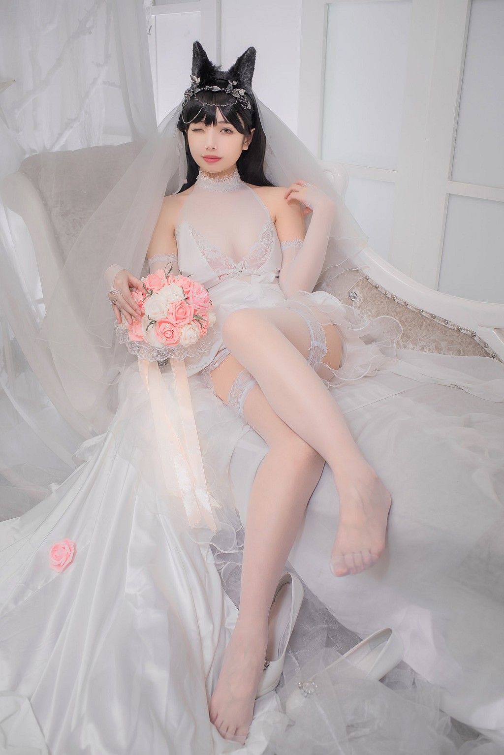 雯妹不講道理《愛宕花嫁》 [COSPLAY福利] 寫真集[32P