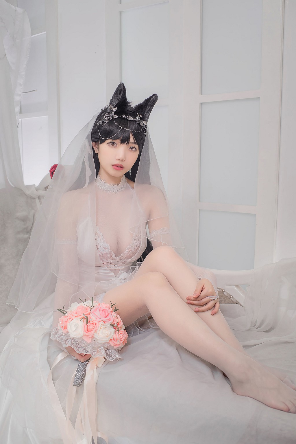 雯妹不講道理《愛宕花嫁》 [COSPLAY福利] 寫真集[32P