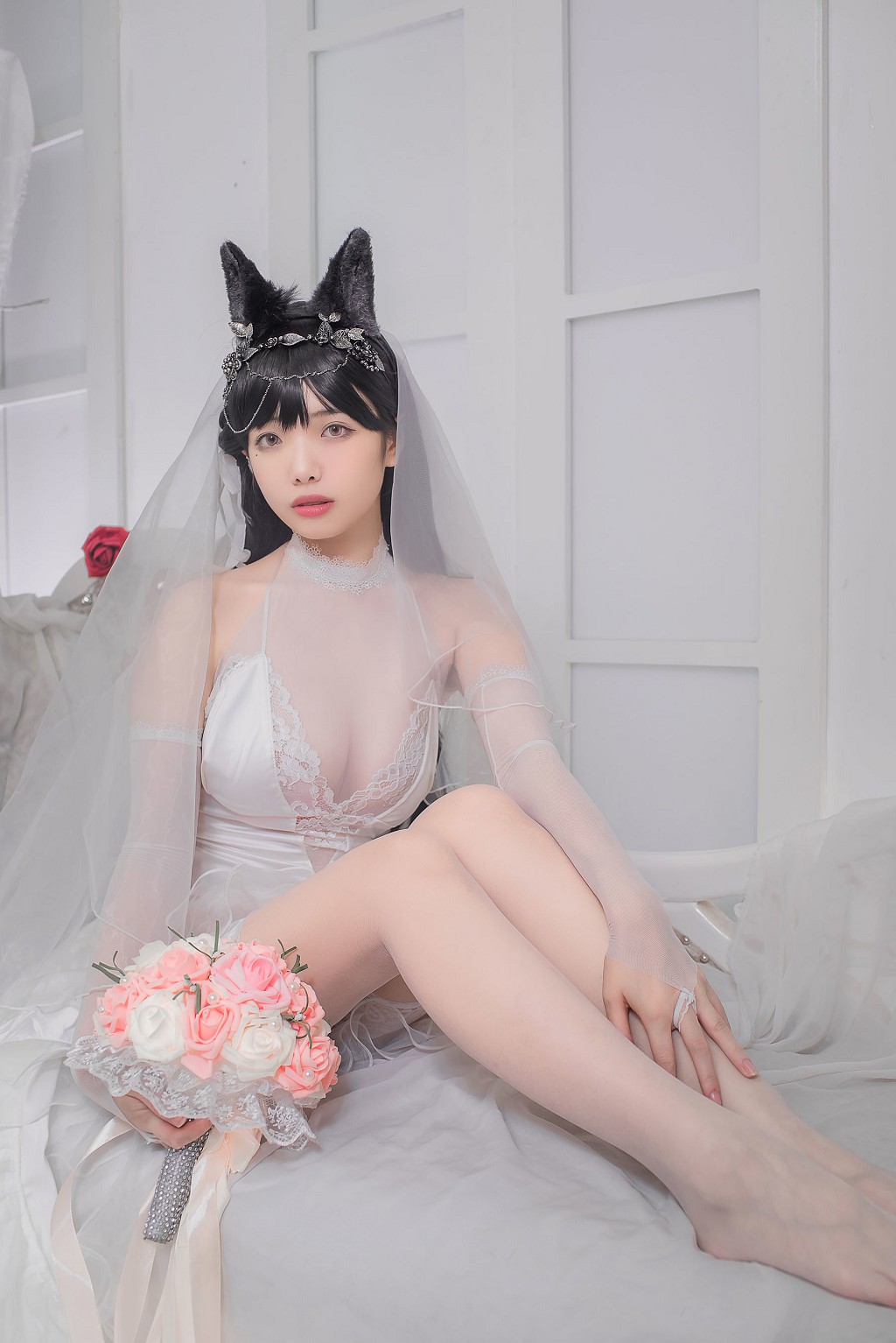 雯妹不講道理《愛宕花嫁》 [COSPLAY福利] 寫真集[32P