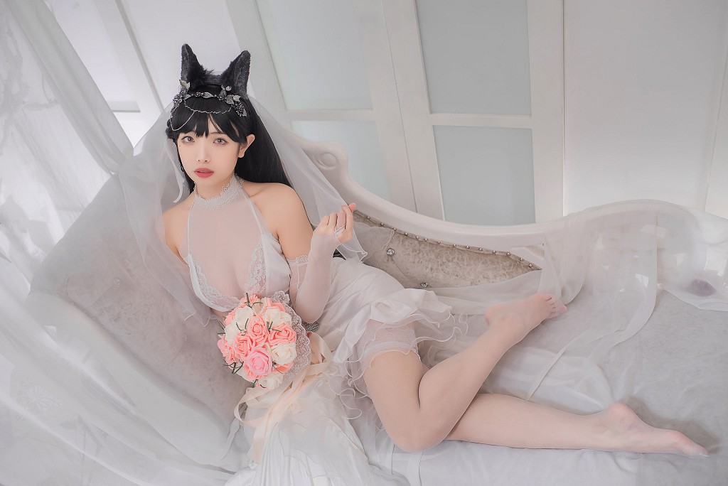 雯妹不講道理《愛宕花嫁》 [COSPLAY福利] 寫真集[32P
