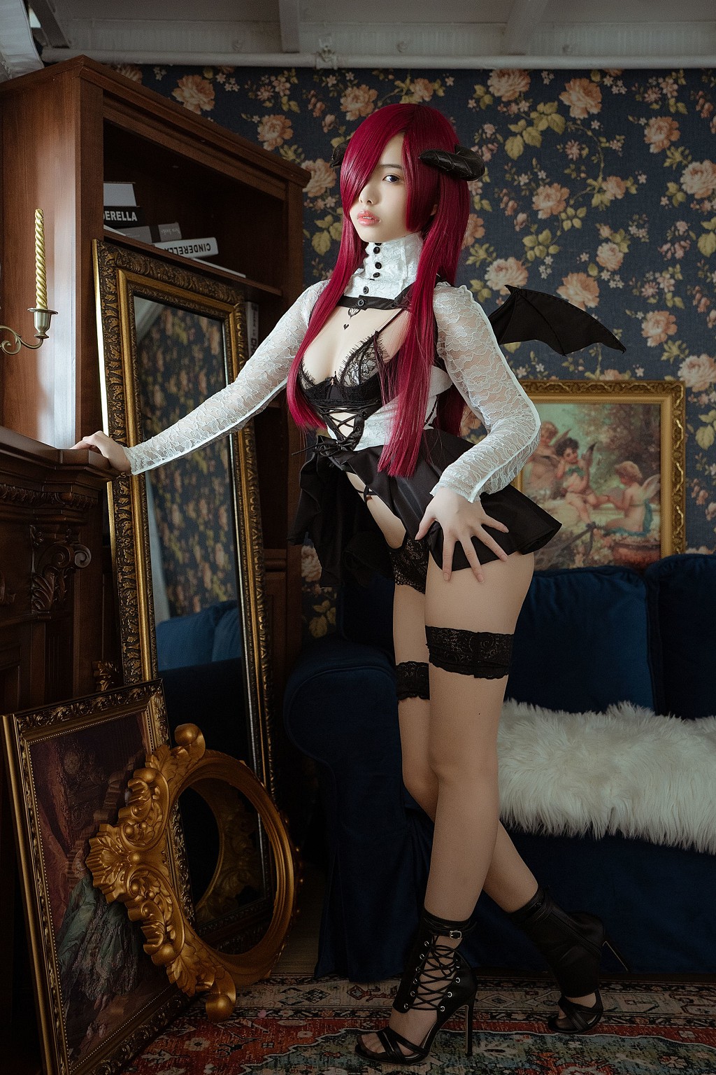 雯妹不講道理《魅魔 The Countess of Devil》 [COSPLAY福利] 写真集[38P