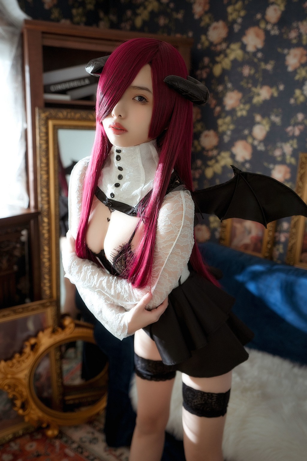 雯妹不講道理《魅魔 The Countess of Devil》 [COSPLAY福利] 写真集[38P