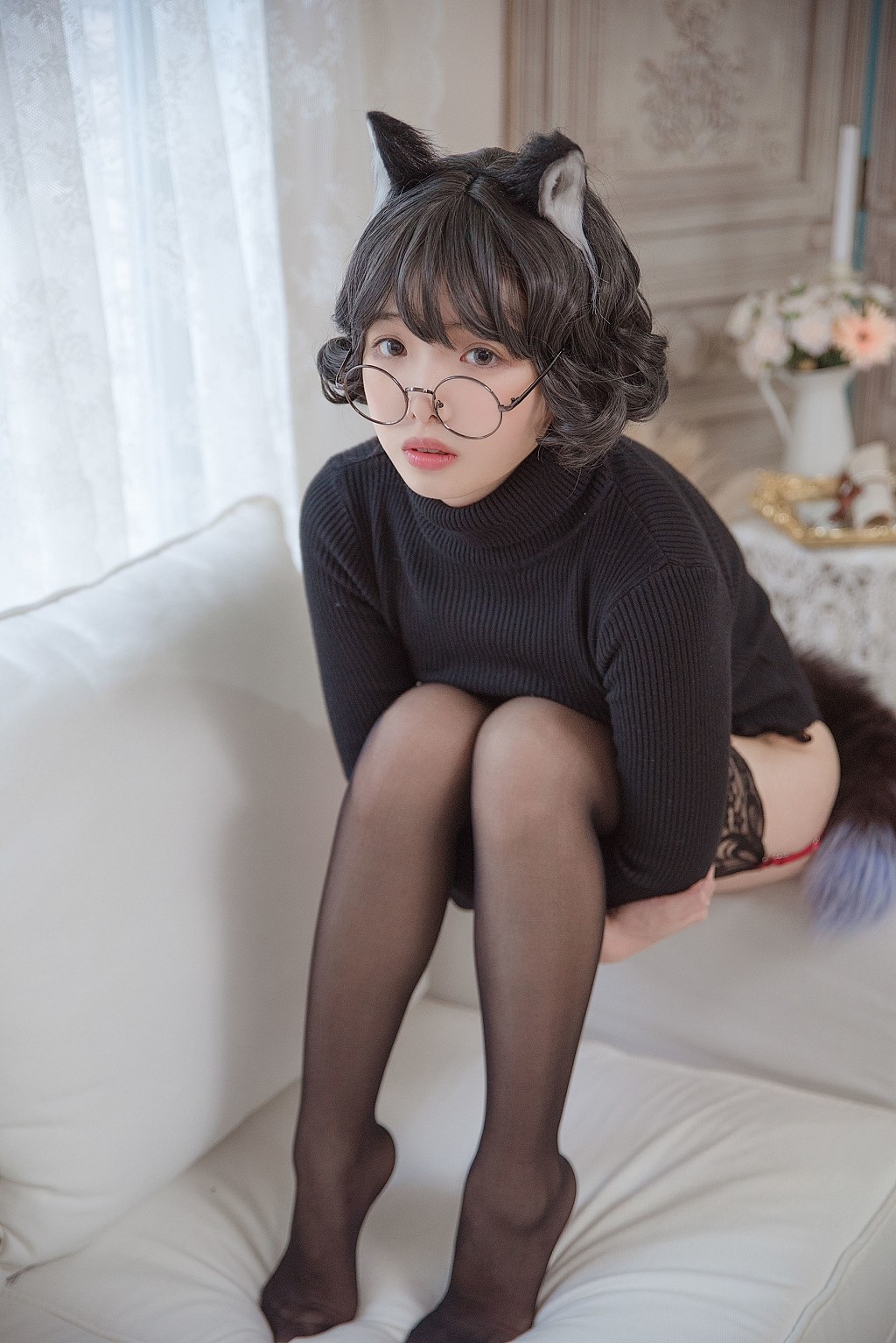 Wen Mei's Unreasonable Black Cat Underwear [COSPLAY Benefits] Photobook [31P