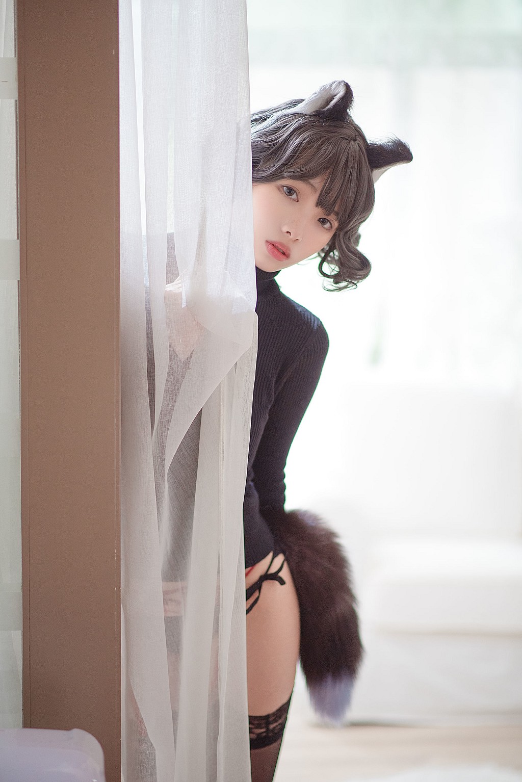 Wen Mei's Unreasonable Black Cat Underwear [COSPLAY Benefits] Photobook [31P