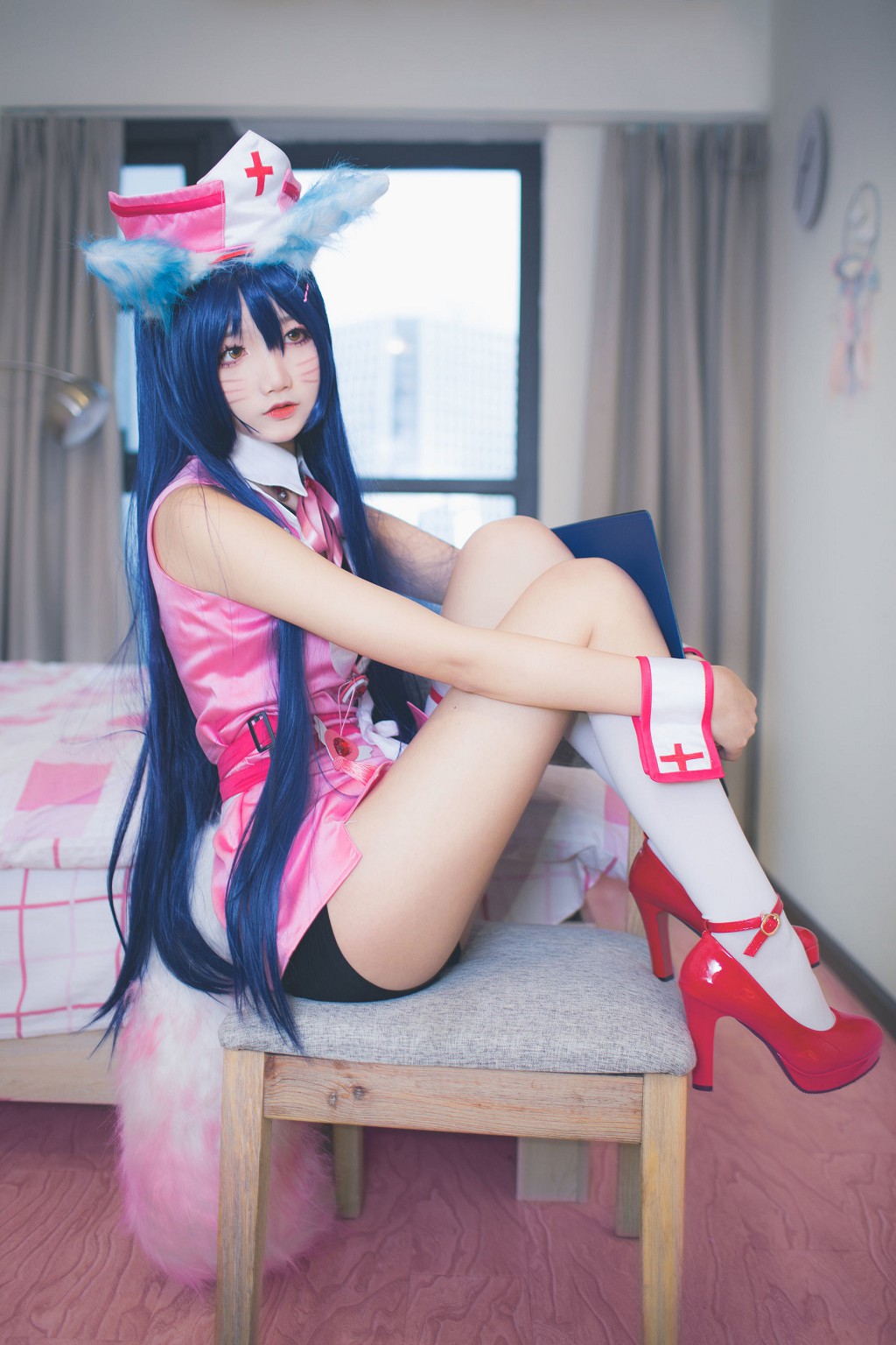 Thiếu nữ thanh khiết Wugeng Baigui 《A Lì Y tá phục》 [COSPLAY mỹ nữ] Tập ảnh [37P