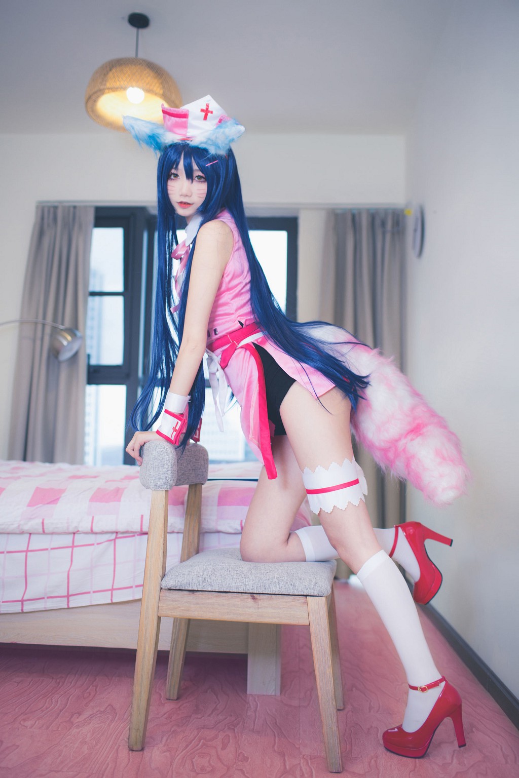Thiếu nữ thanh khiết Wugeng Baigui 《A Lì Y tá phục》 [COSPLAY mỹ nữ] Tập ảnh [37P