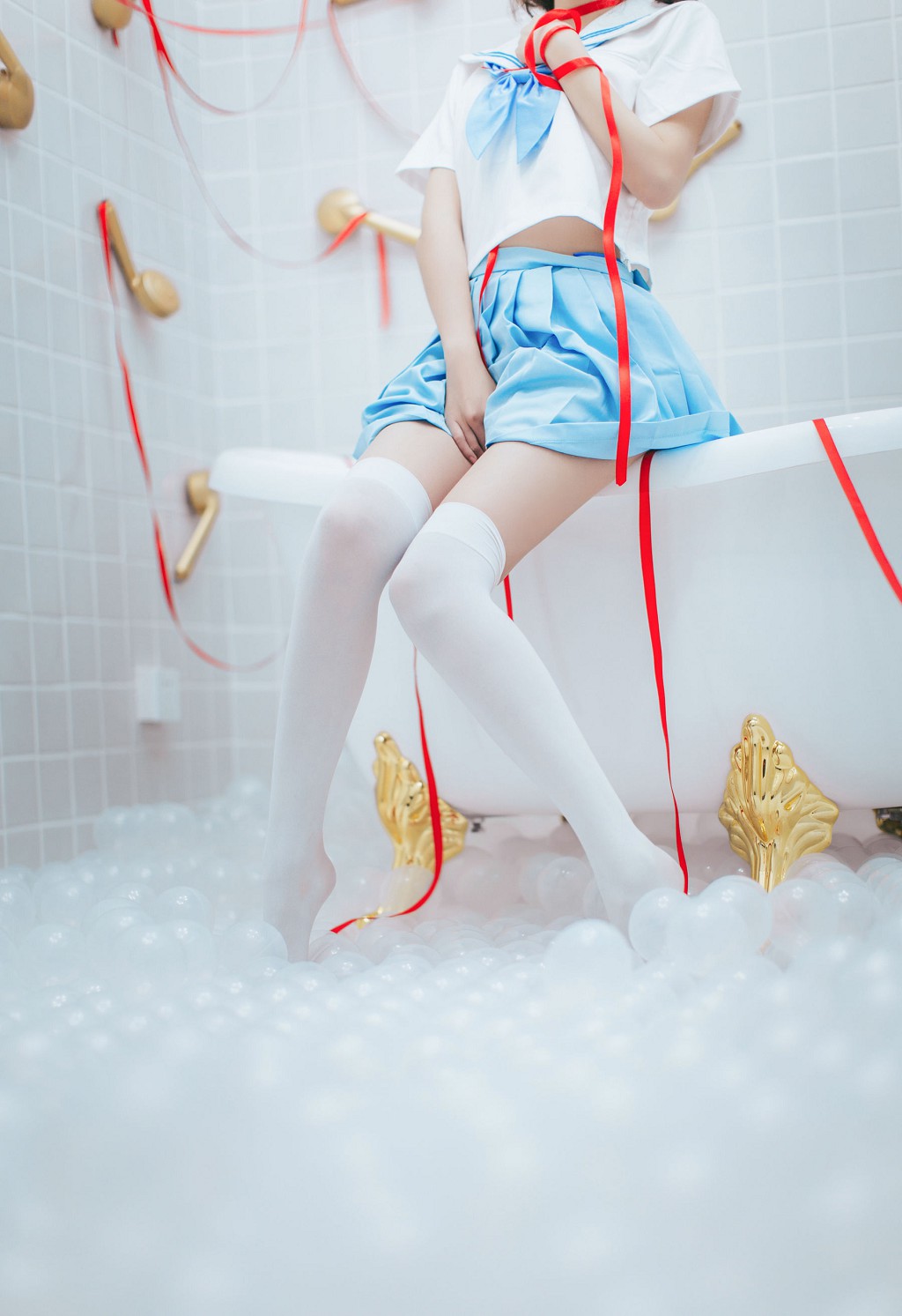 Feng Mao ss "Pajamas and the Sailor Suit in the Bathroom" [ belle ta Cosplay] Photo Book [45P