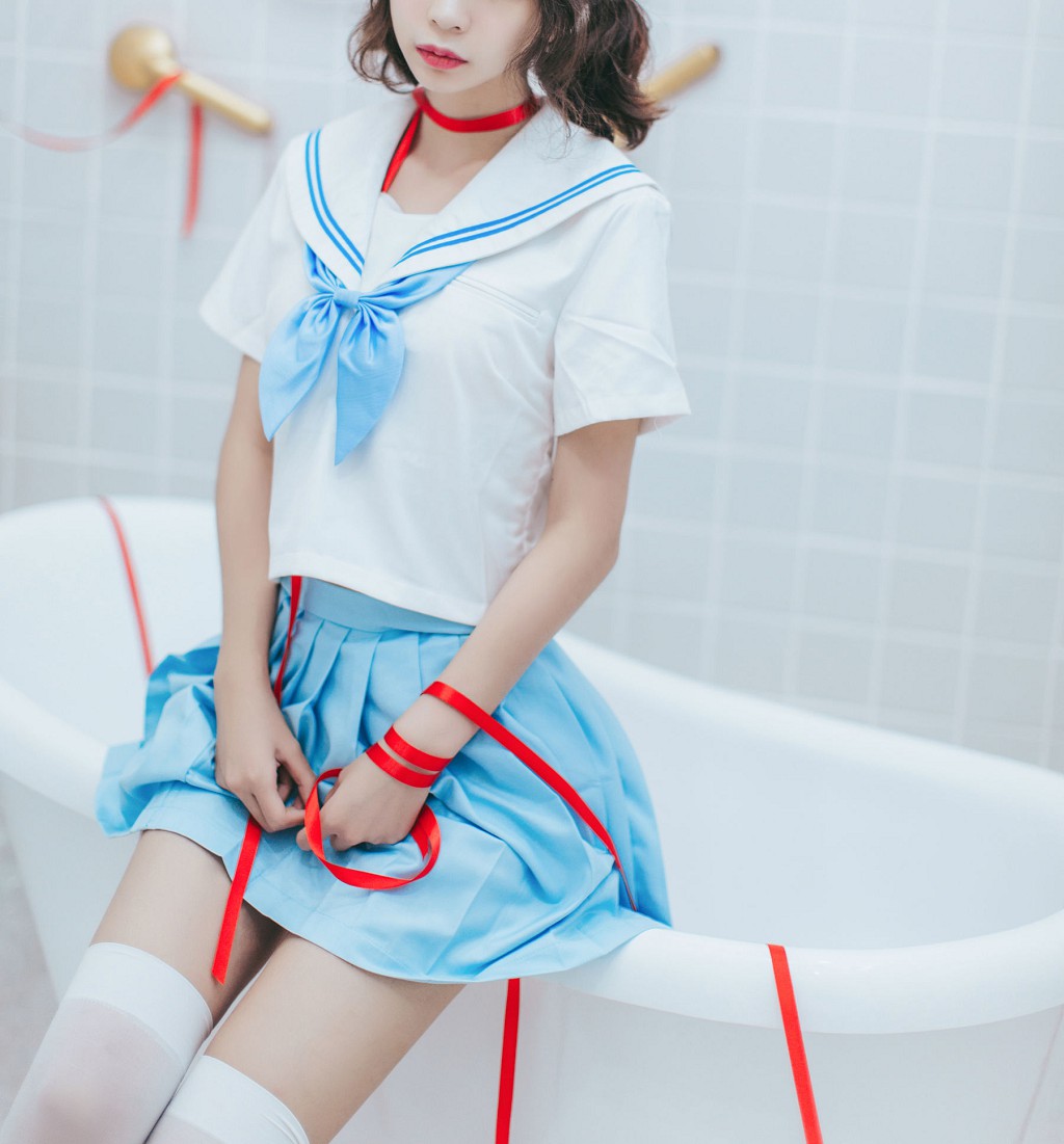 Feng Mao ss "Pajamas and the Sailor Suit in the Bathroom" [ belle ta Cosplay] Photo Book [45P